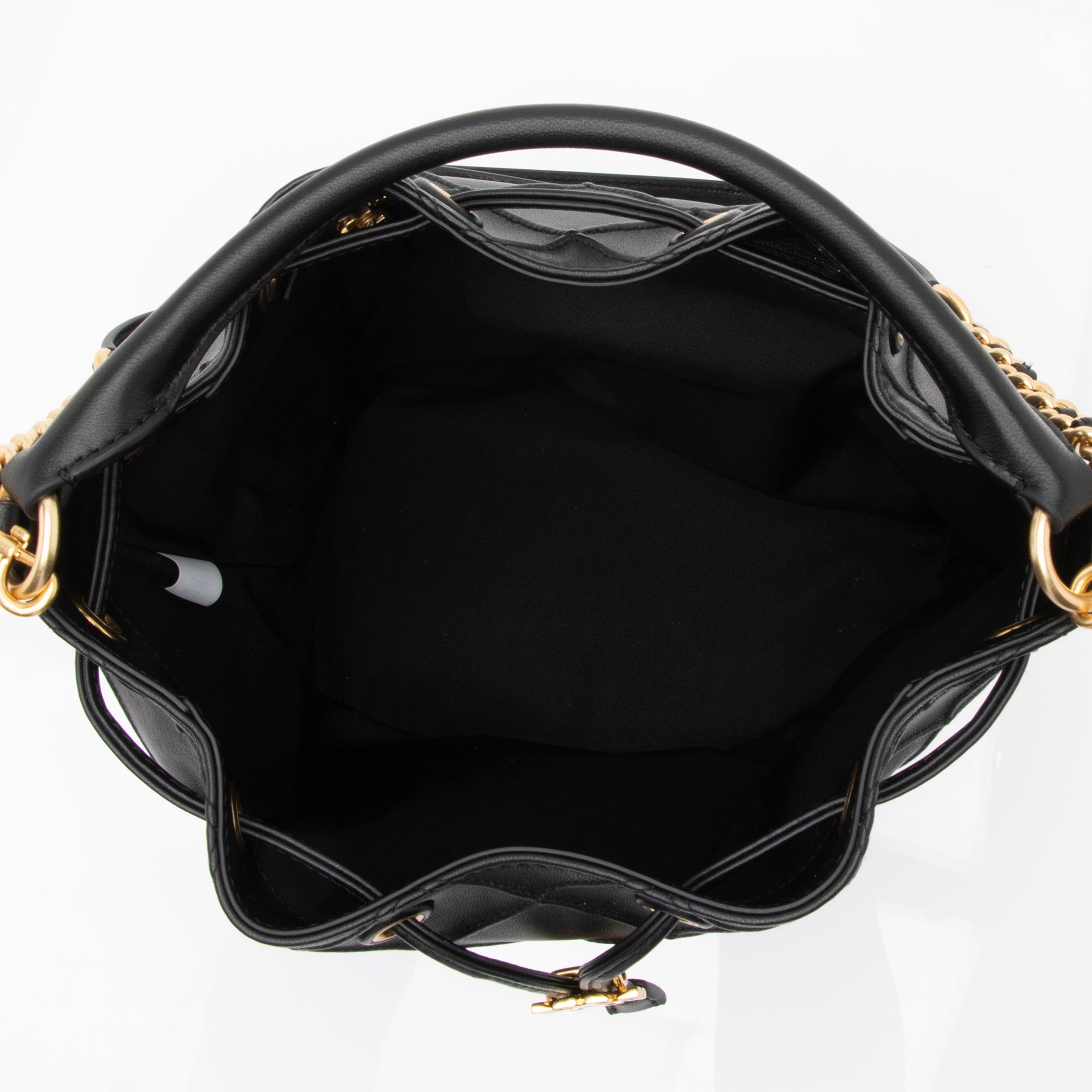 Tory Burch Quilted Leather Fleming Soft Large Bucket Bag (SHF-23724)