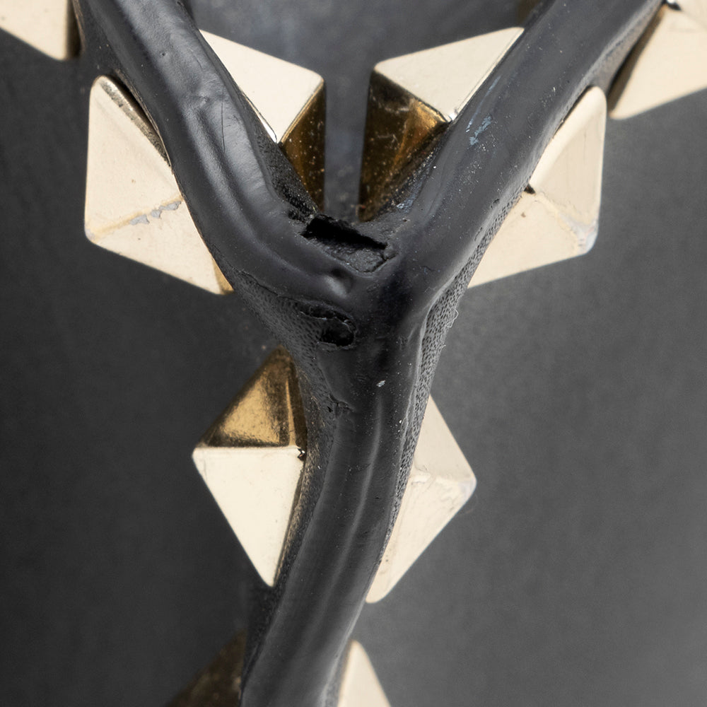 Valentino Calf Leather Rockstud VLTN Convertible Tote - FINAL SALE (SHF-20471)