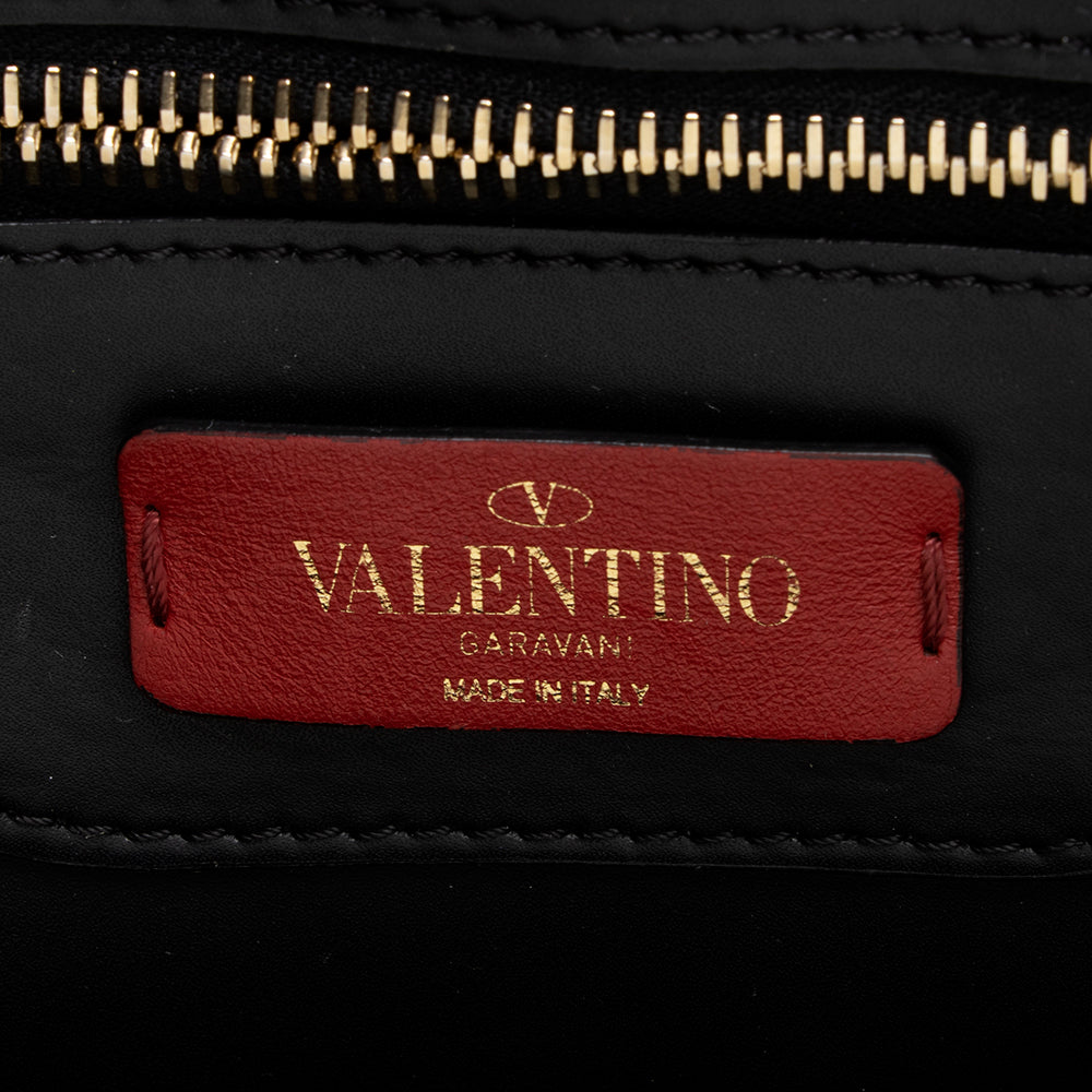 Valentino Calf Leather Rockstud VLTN Convertible Tote - FINAL SALE (SHF-20471)
