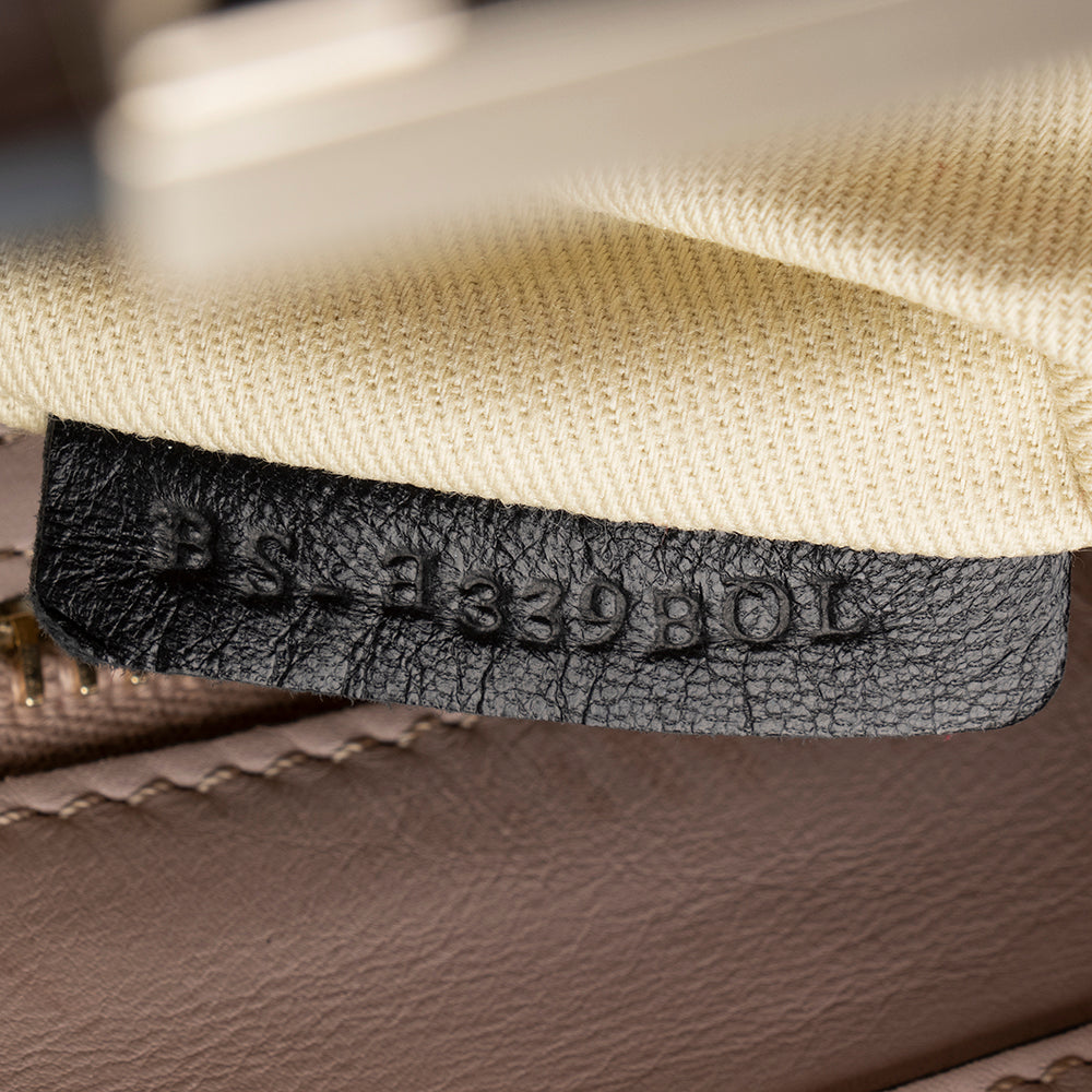 Valentino Calfskin Rockstud Double Handle Medium Tote (SHF-16009)