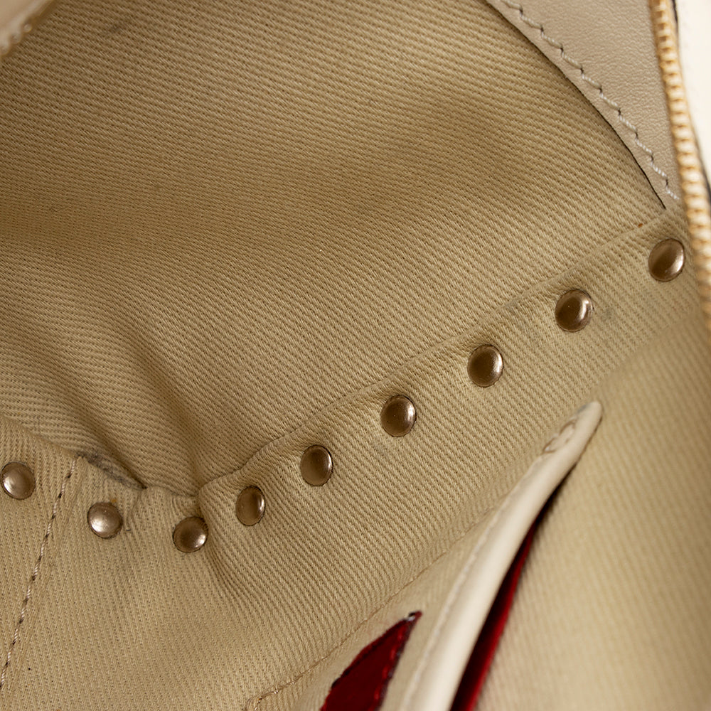 Valentino Calfskin Rockstud Double Handle Mini Tote (SHF-15923)