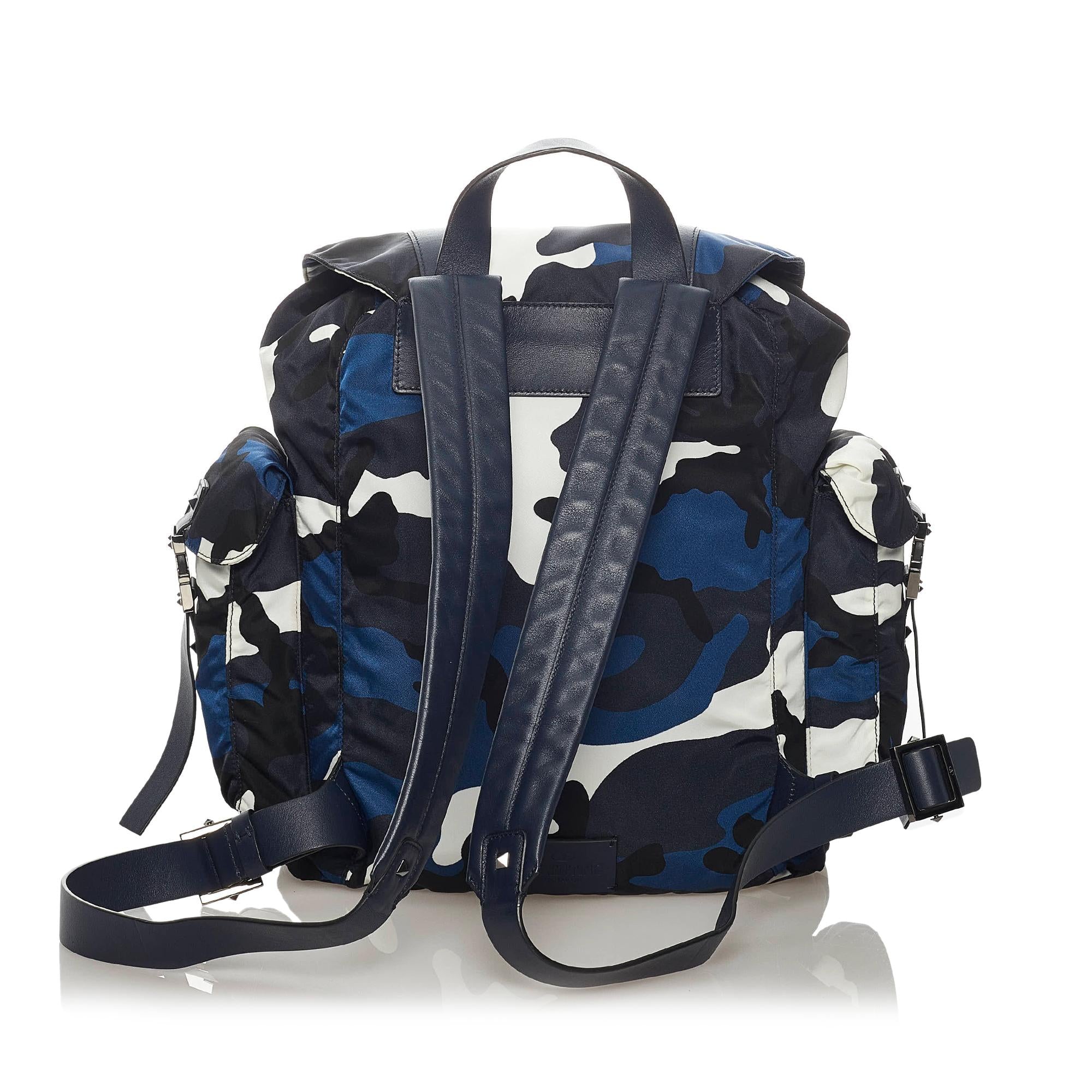 Valentino Camouflage Nylon Backpack (SHG-28707)