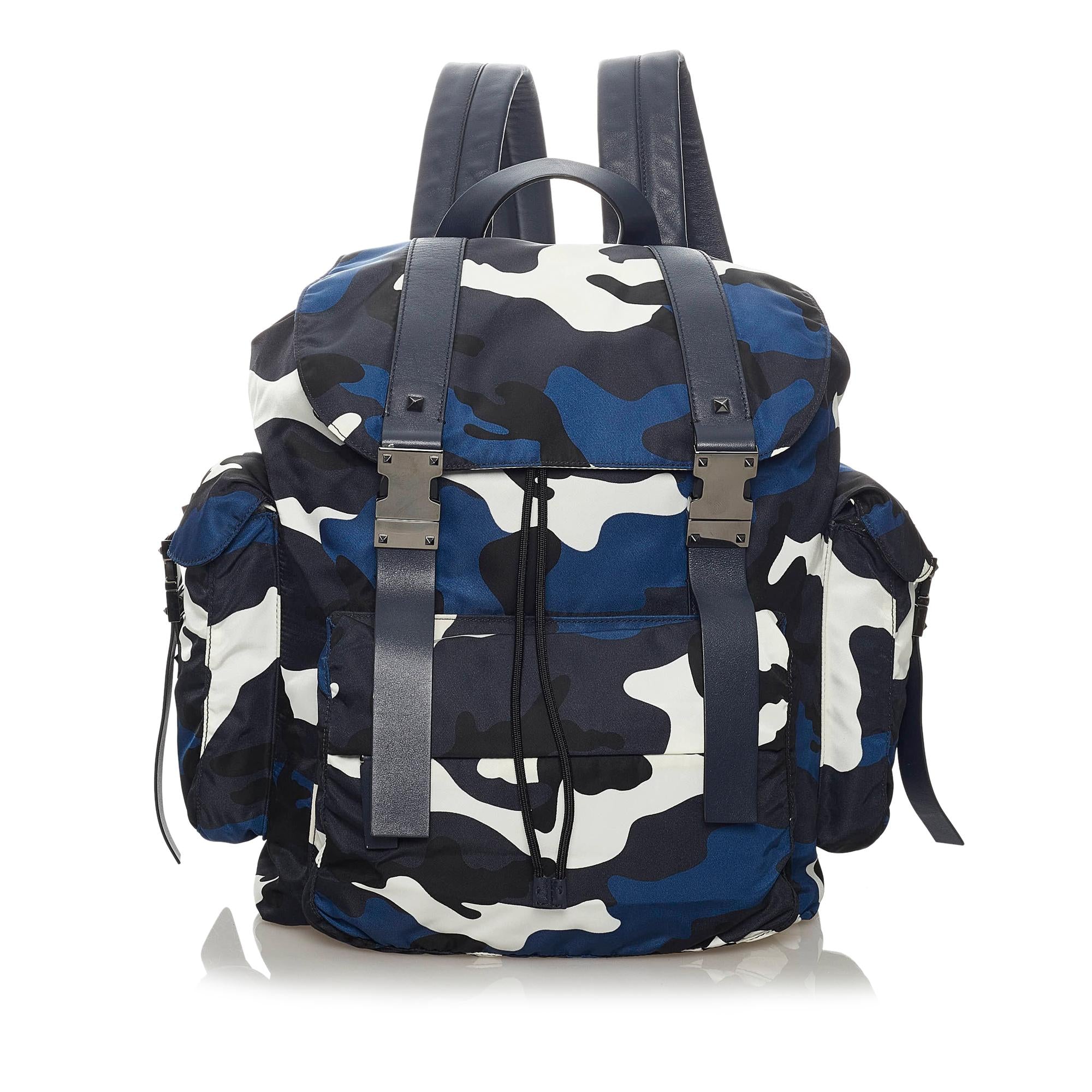 Valentino Camouflage Nylon Backpack (SHG-28707)