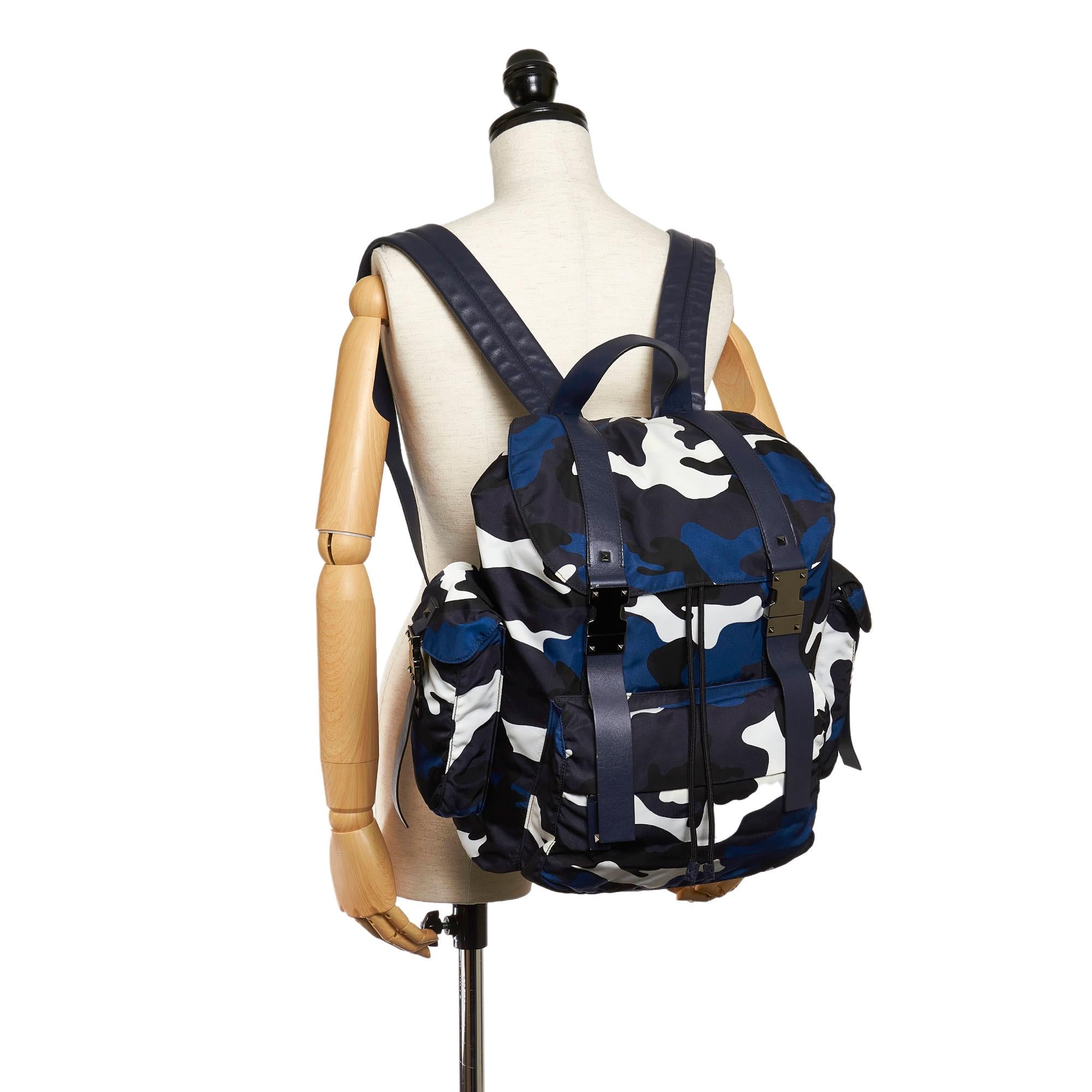 Valentino Camouflage Nylon Backpack (SHG-28707)