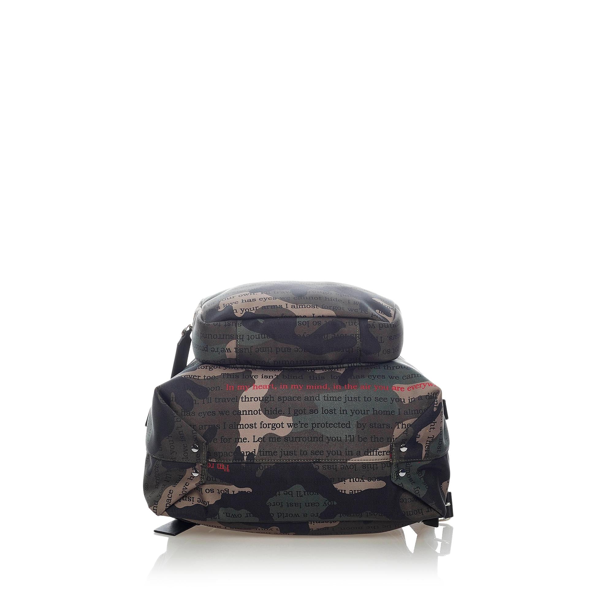 Valentino Camouflage Nylon Backpack (SHG-33373)