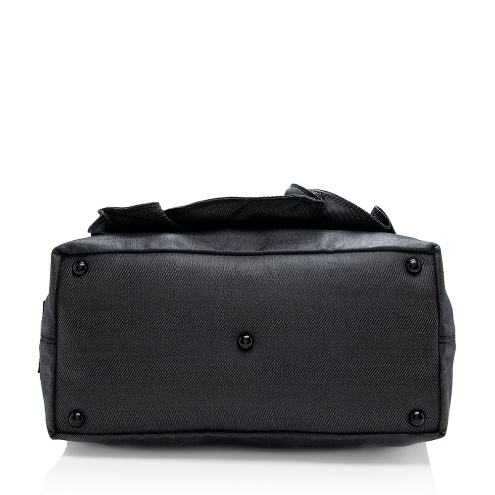 Valentino Denim Petale Rose XL Tote (SHF-18433)