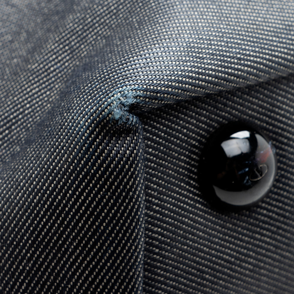 Valentino Denim Petale Rose XL Tote (SHF-18433)