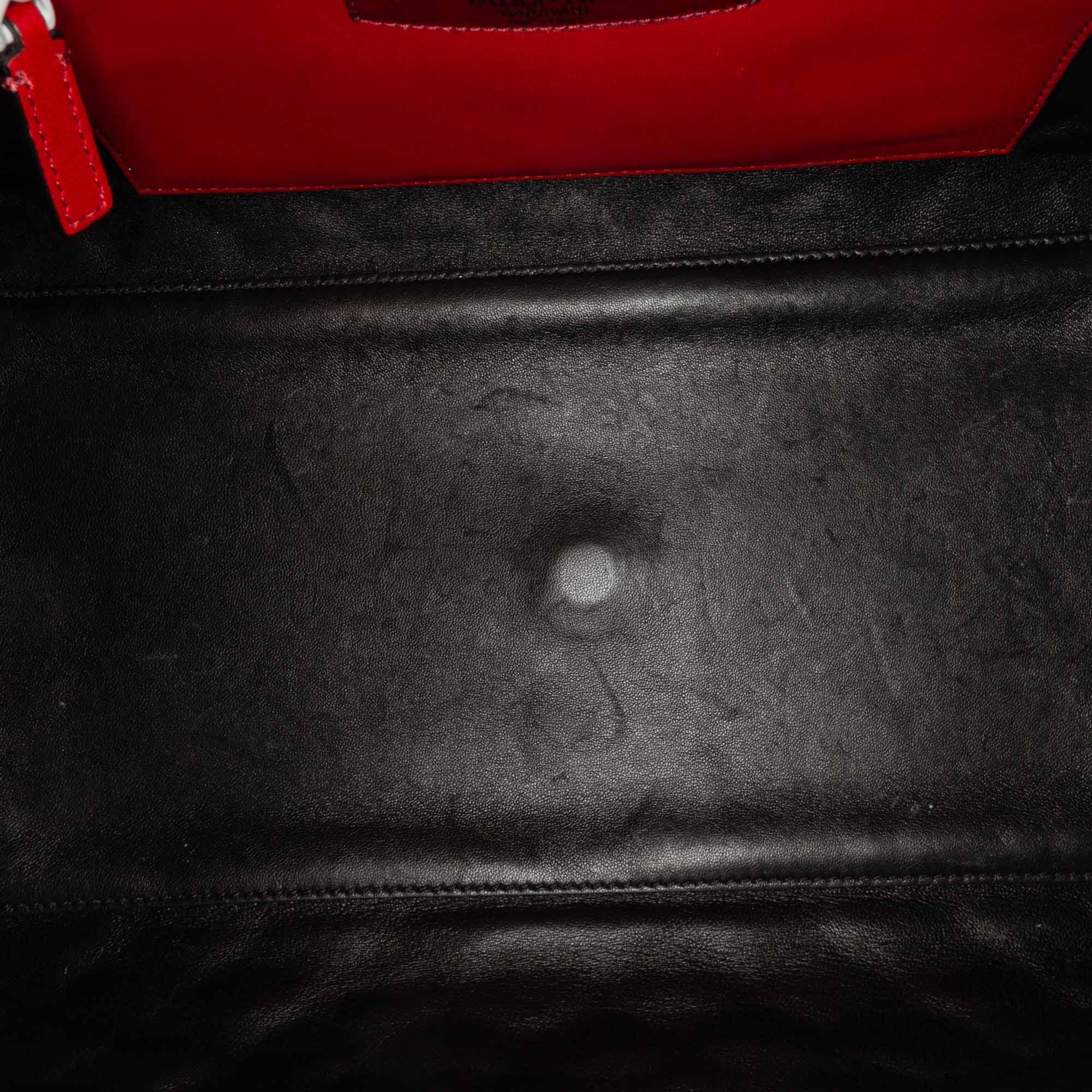 Valentino Free Rockstud Spike Leather Handbag (SHG-37649)