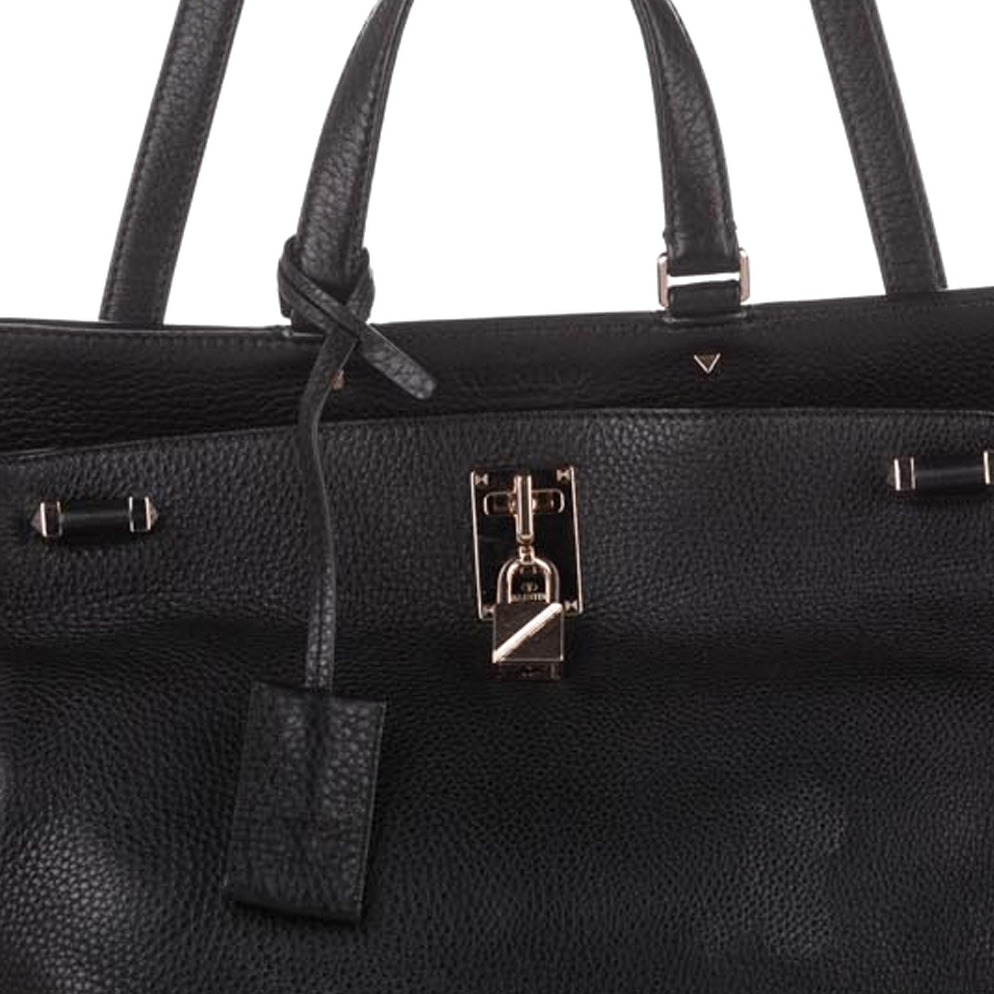 Valentino Joylock Leather Satchel (SHG-19509)