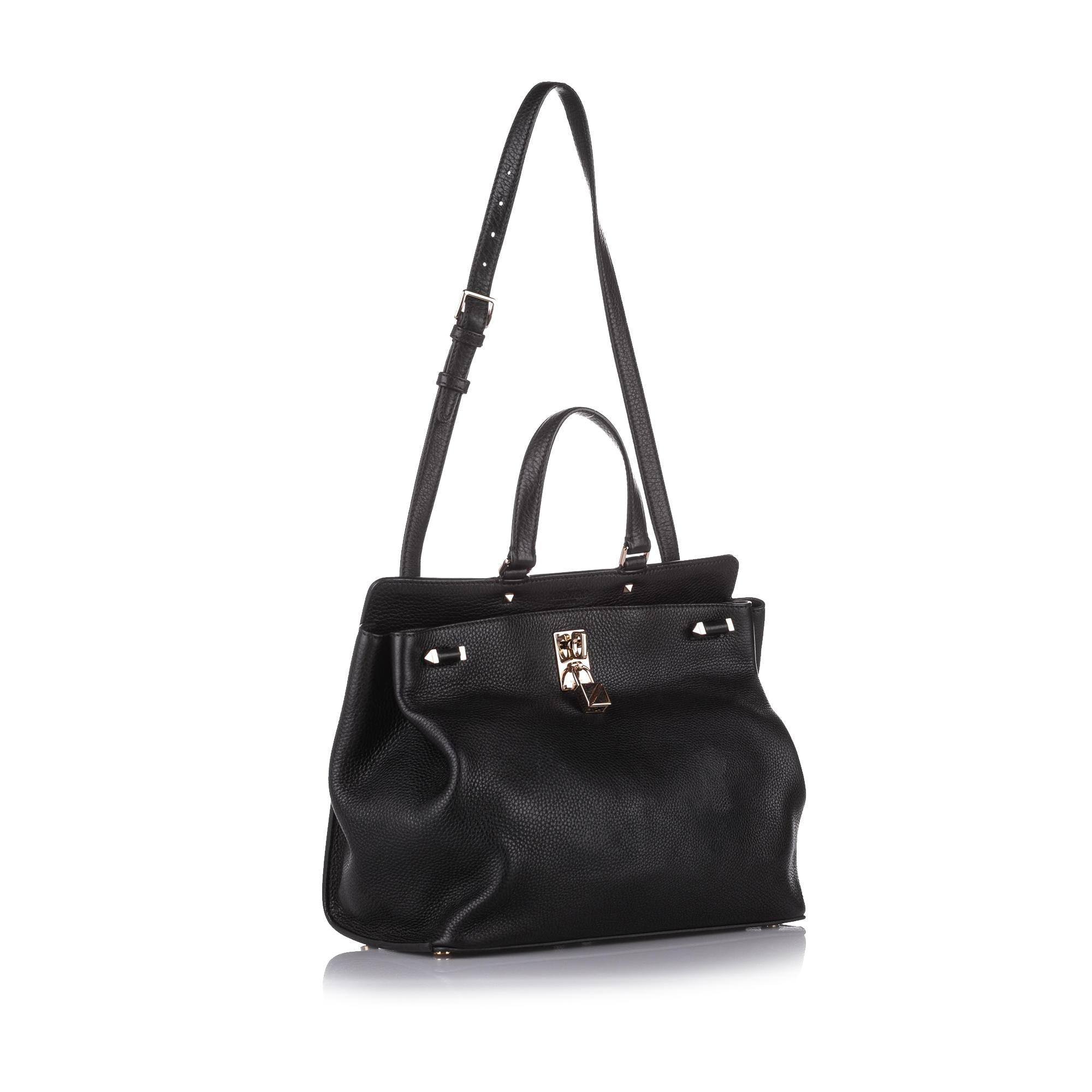 Valentino Joylock Leather Satchel (SHG-19509)