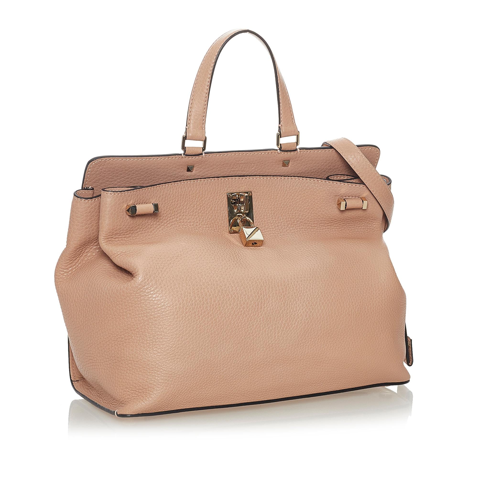 Valentino Joylock Leather Satchel (SHG-28265)
