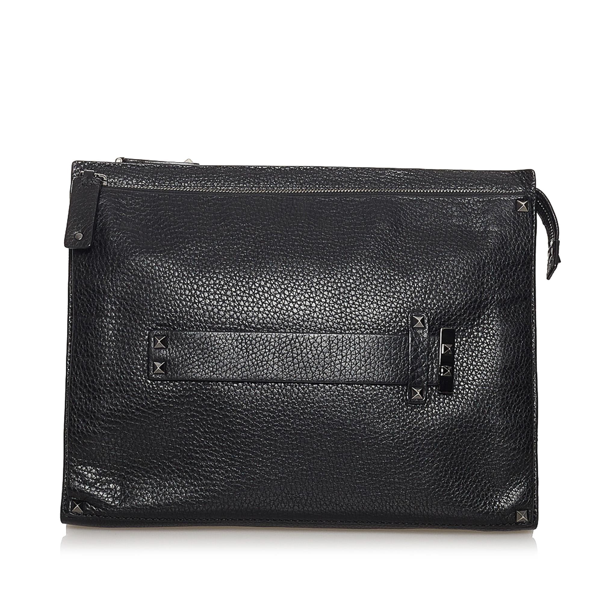 Valentino Leather Clutch Bag (SHG-31038)