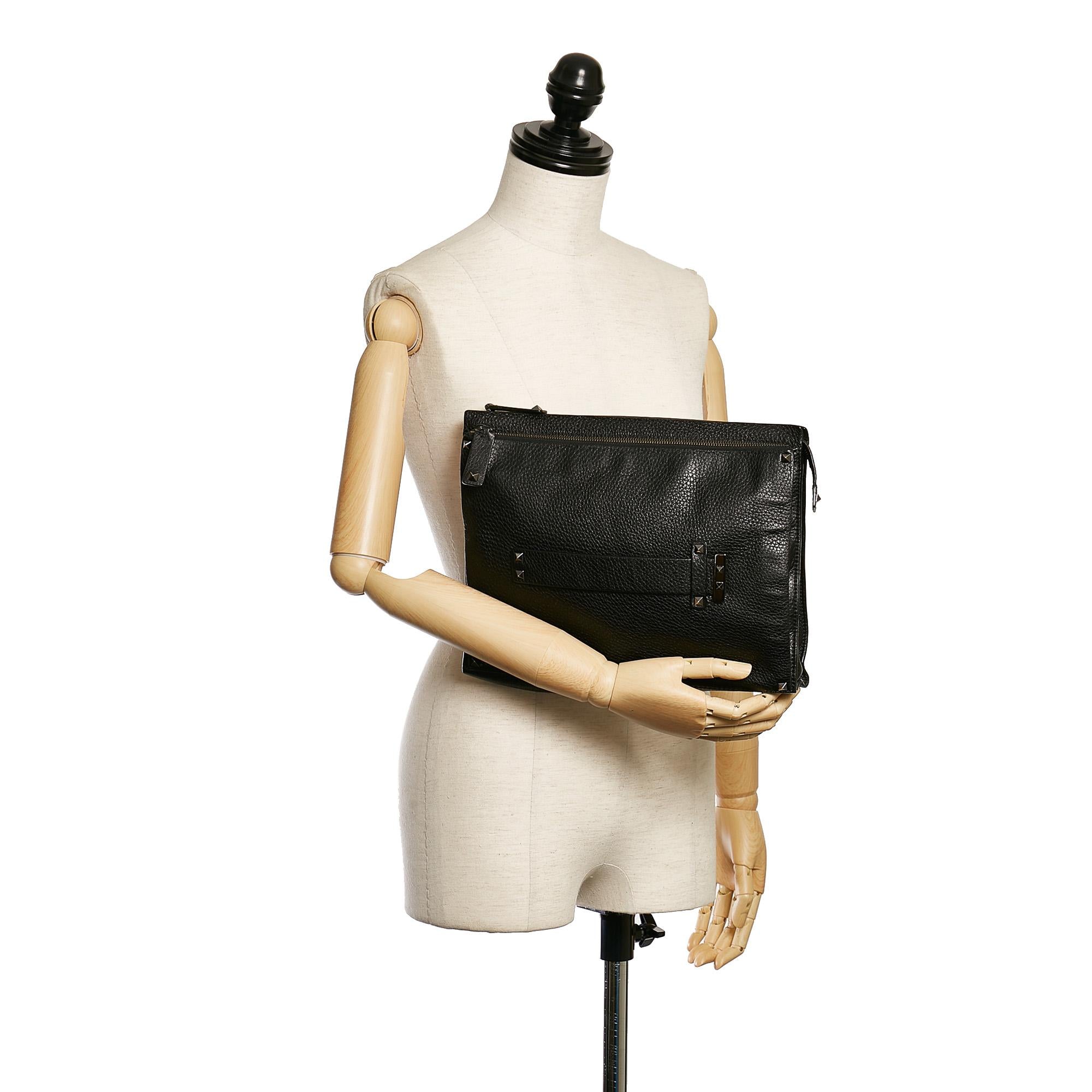 Valentino Leather Clutch Bag (SHG-31038)