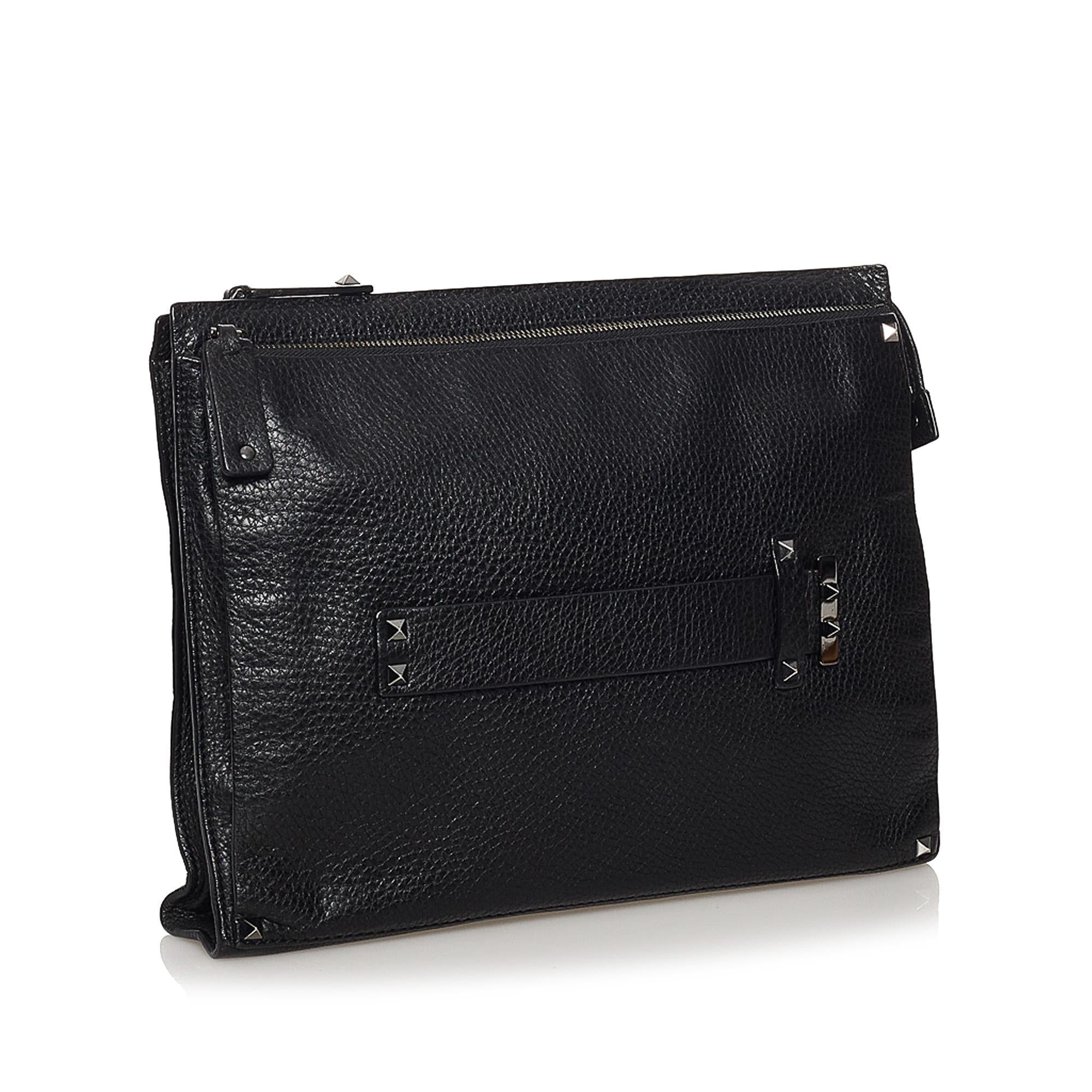 Valentino Leather Clutch Bag (SHG-31038)