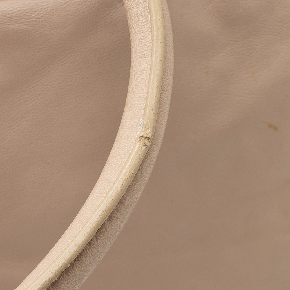 Valentino Leather Petale Rose Frame Satchel (SHF-18479)