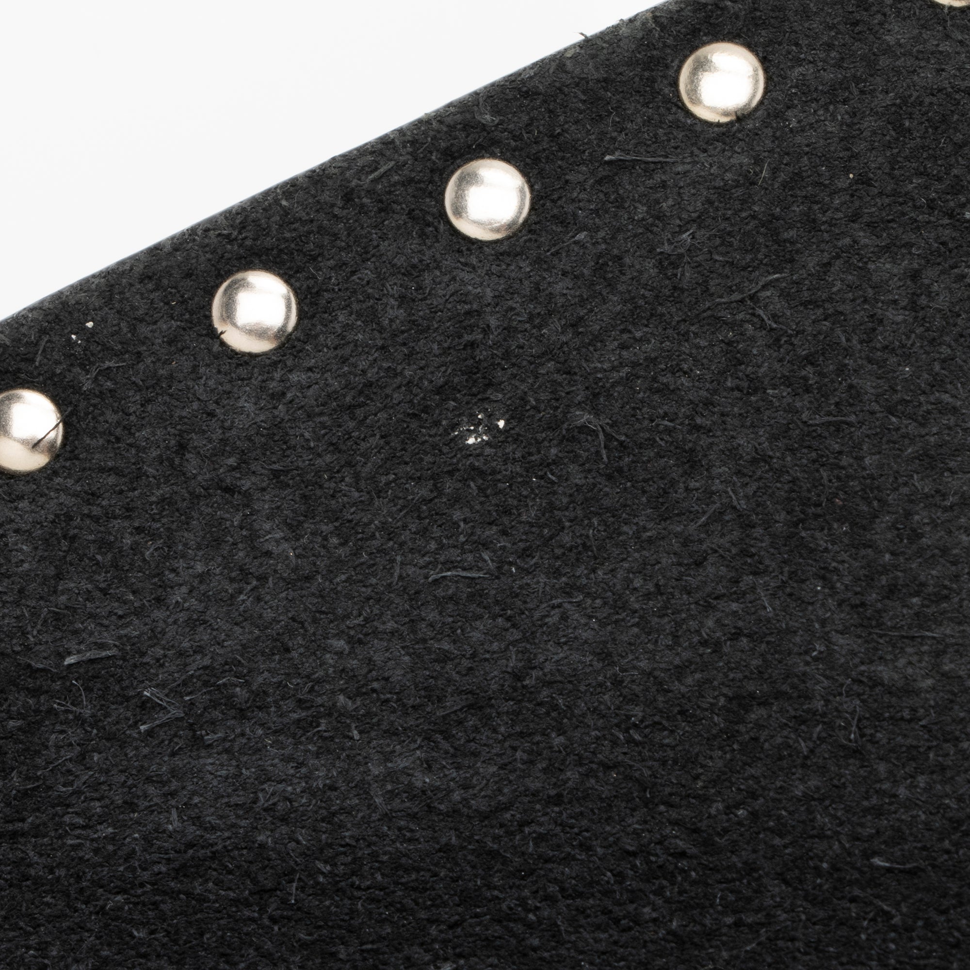 Valentino Leather Rockstud Envelope Flap Clutch (SHF-23667)