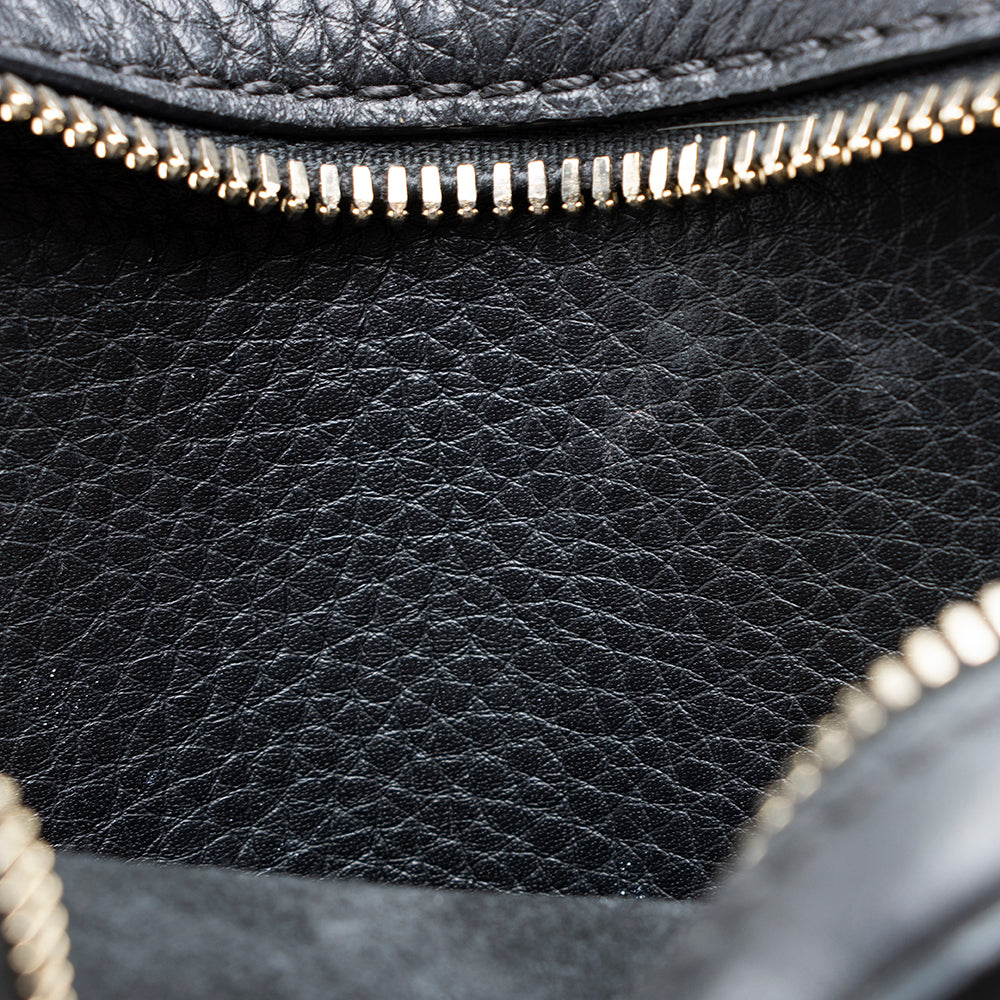 Valentino Leather Rockstud Mini Backpack (SHF-17289)