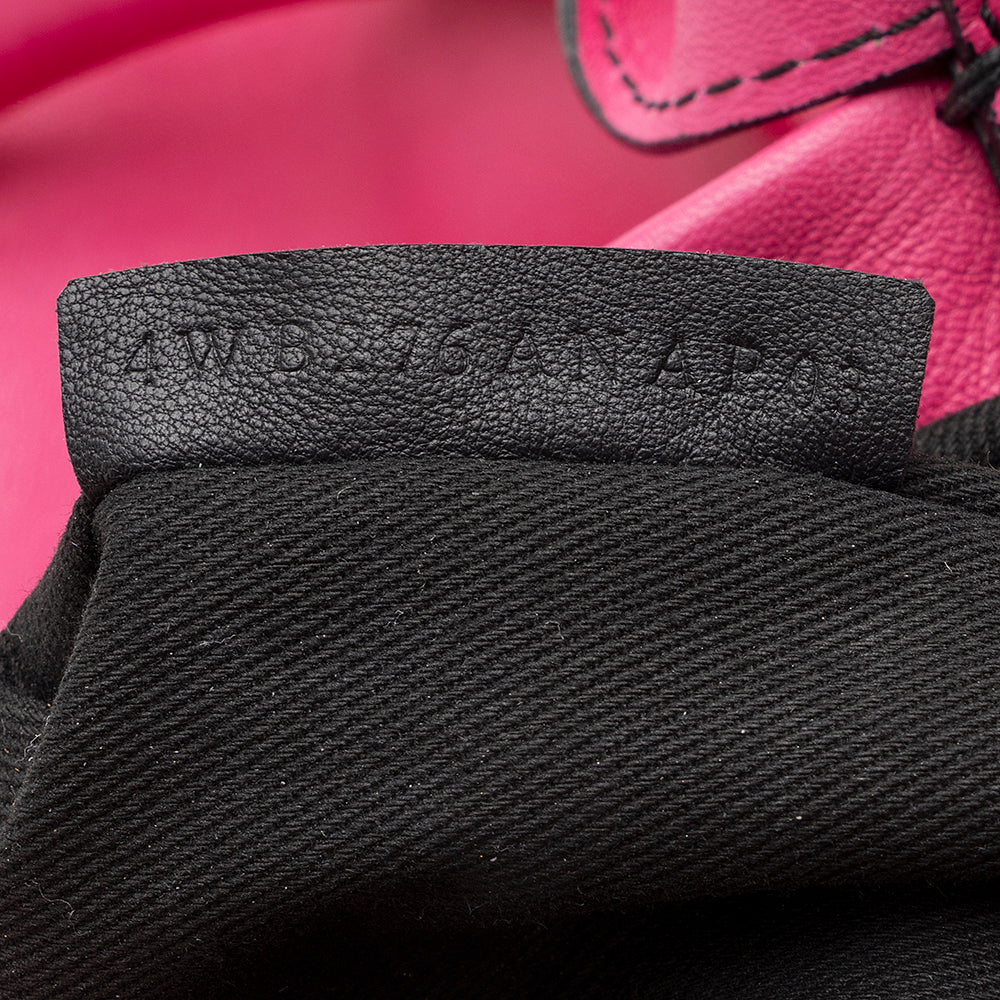 Valentino Leather Rose Vertigo Shopper Tote (SHF-21662)