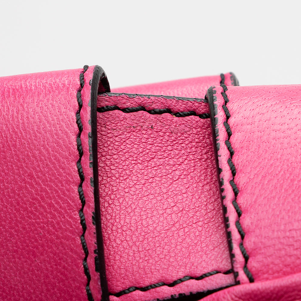 Valentino Leather Rose Vertigo Shopper Tote (SHF-21662)