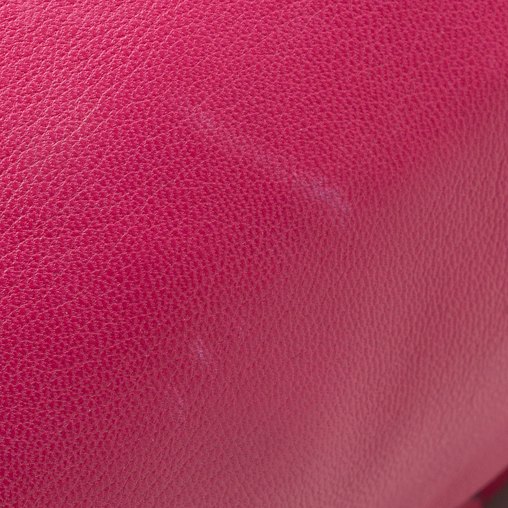 Valentino Leather Rose Vertigo Shopper Tote (SHF-21662)