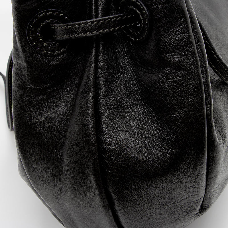 Valentino Leather Sequin Chain Glam Convertible Tote - FINAL SALE (SHF-15609)