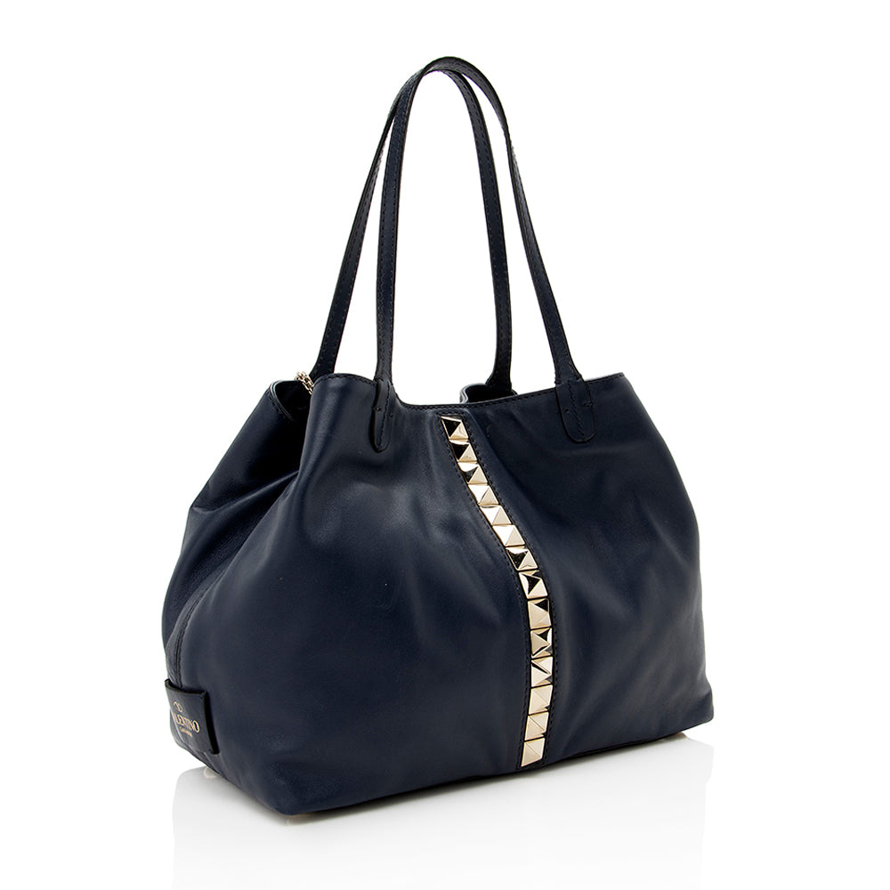 Valentino Leather Va Va Voom Tote (SHF-15491)
