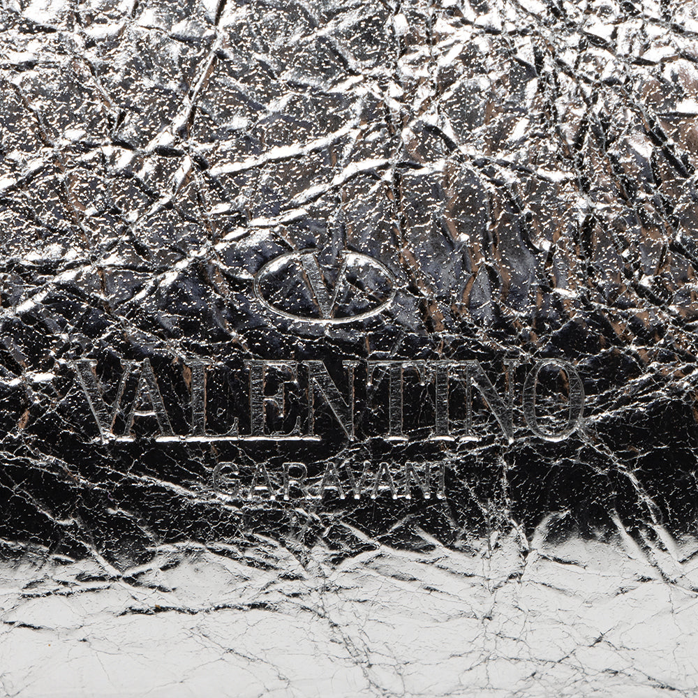 Valentino Metallic Calfskin Rockstud Belt Bag (SHF-15787)