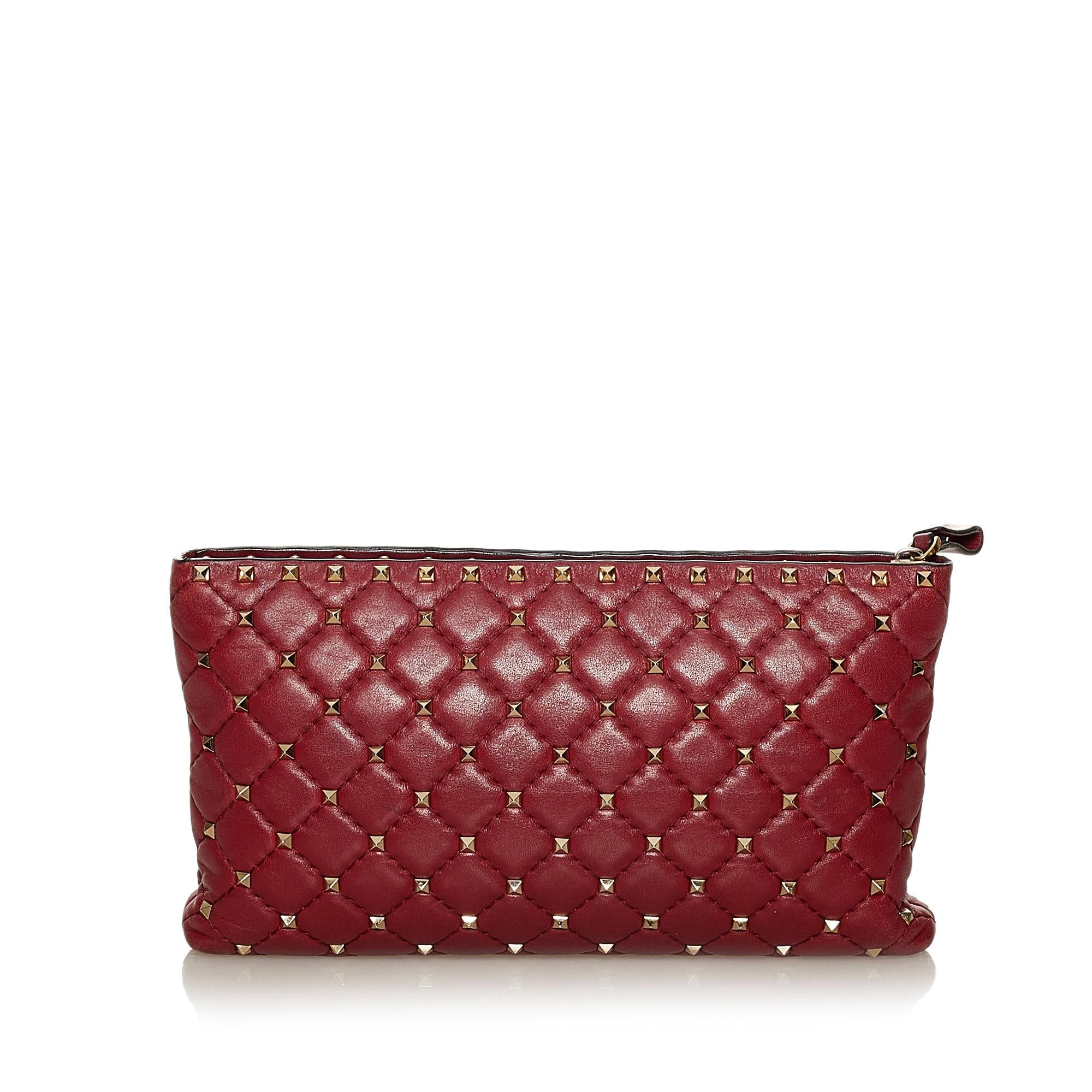 Valentino Rockstud Clutch Bag (SHG-37650)