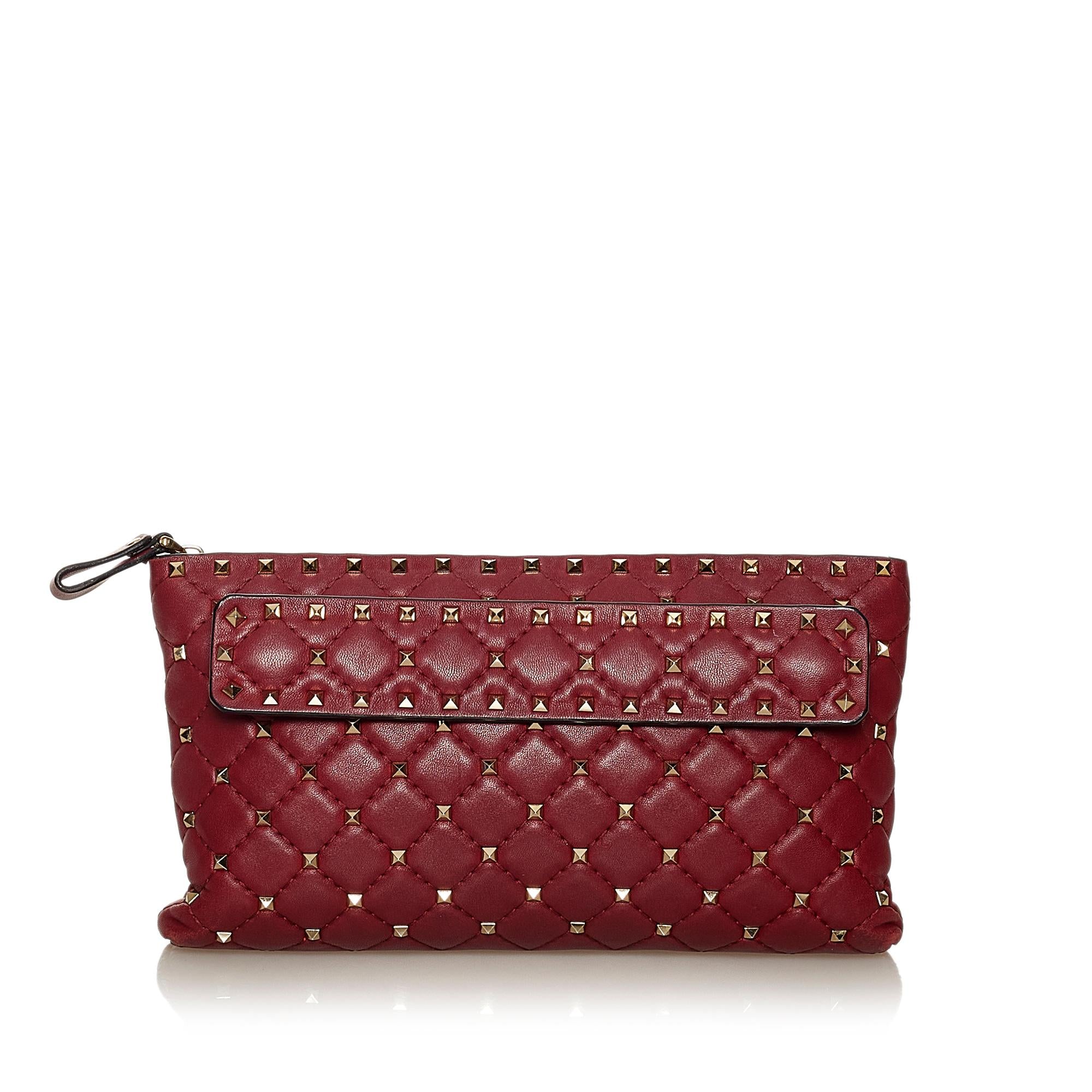 Valentino Rockstud Clutch Bag (SHG-37650)