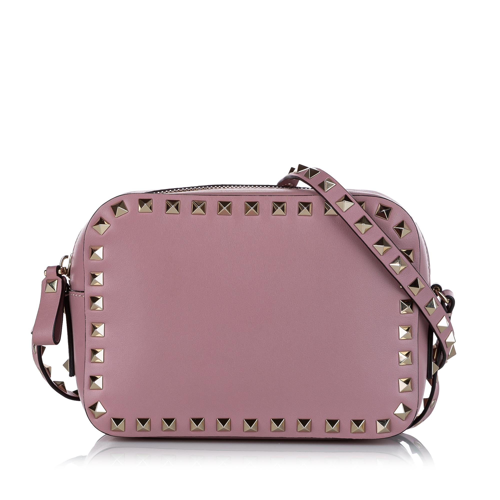 Valentino Rockstud Leather Crossbody Bag (SHG-24096)
