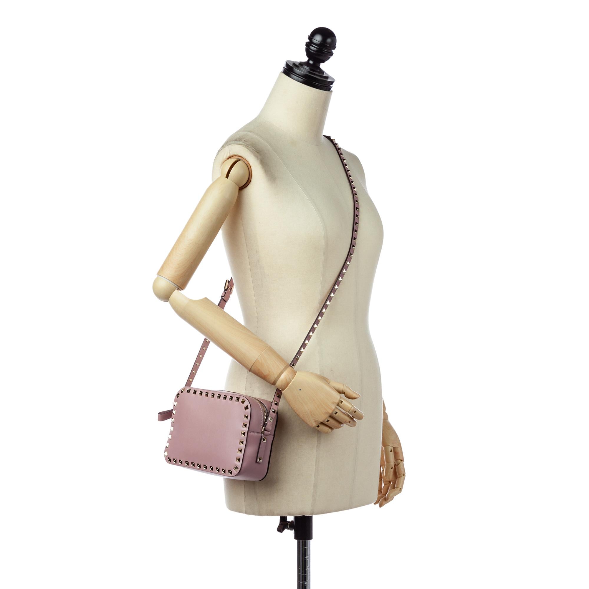 Valentino Rockstud Leather Crossbody Bag (SHG-24096)