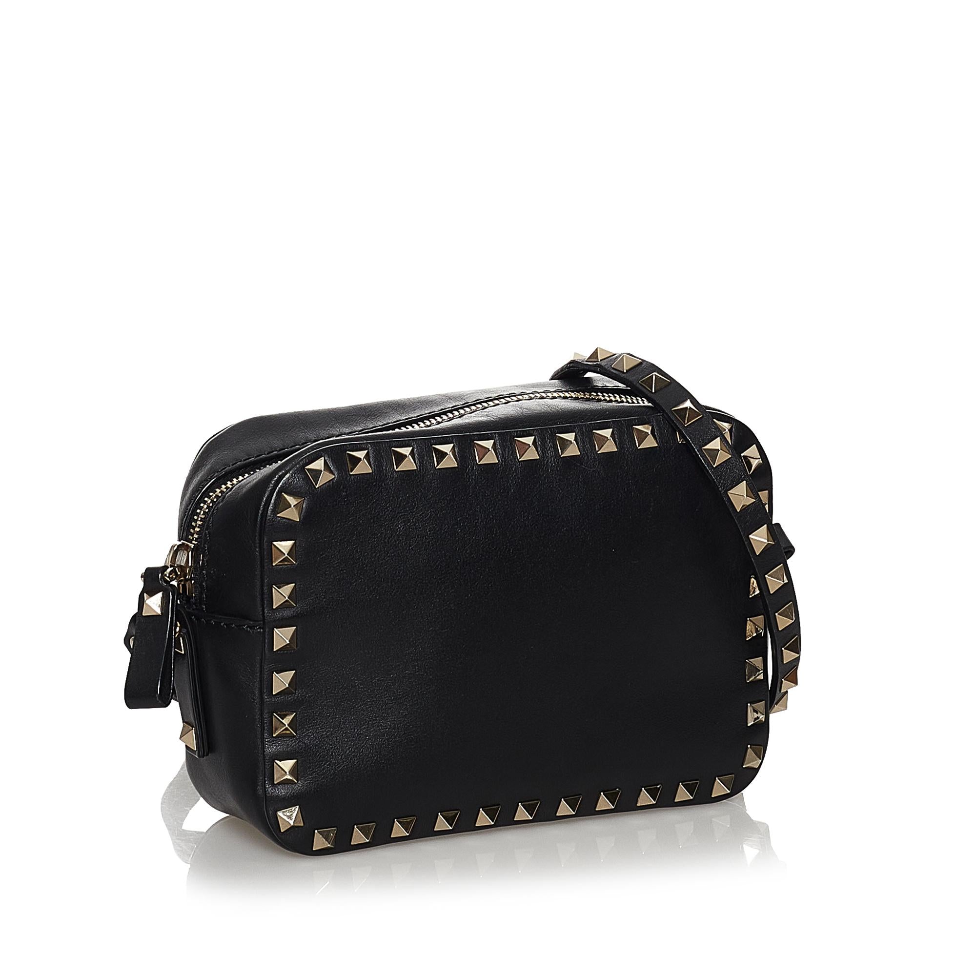 Valentino Rockstud Leather Crossbody Bag (SHG-33912)