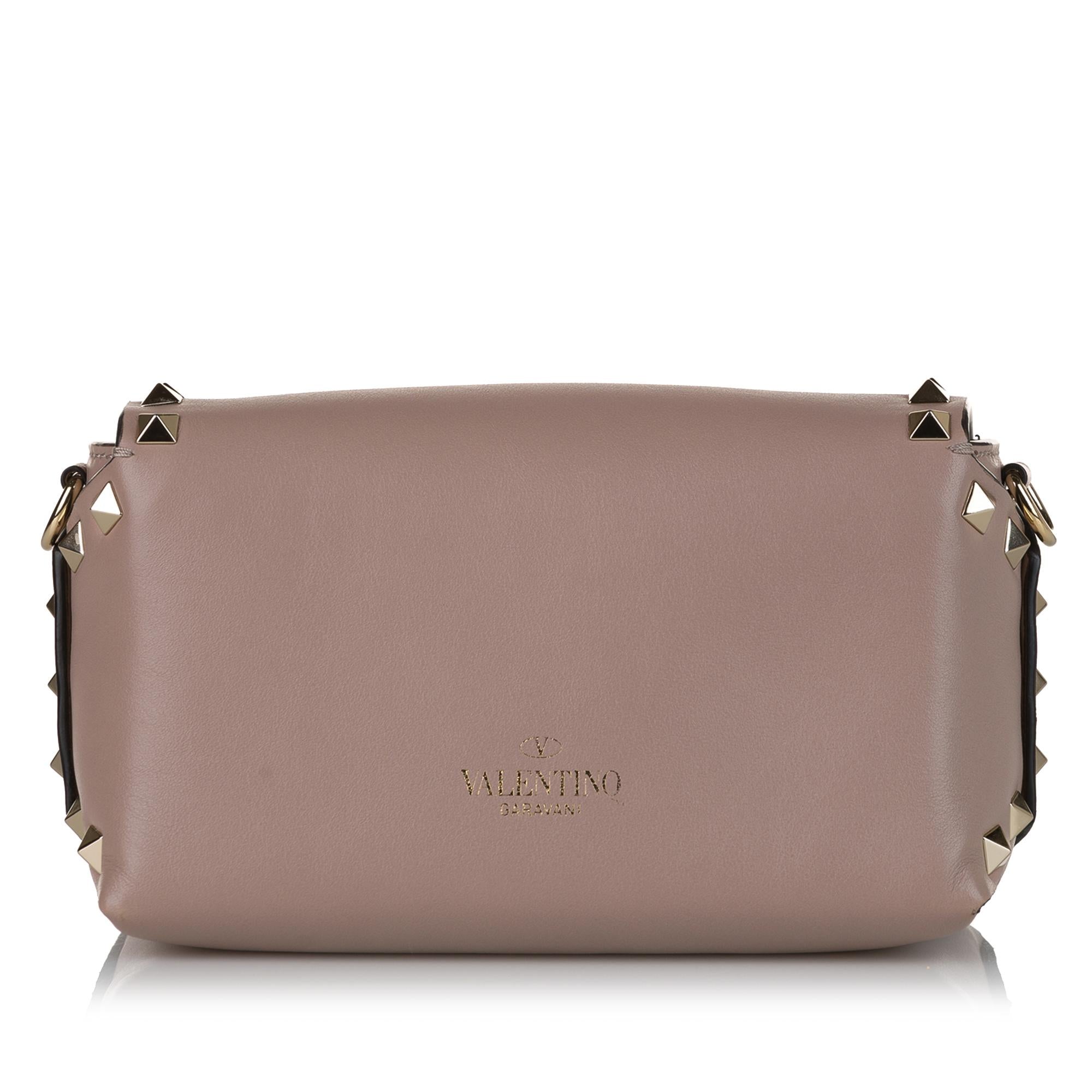 Valentino Rockstud Leather Crossbody Bag (SHG-34004)