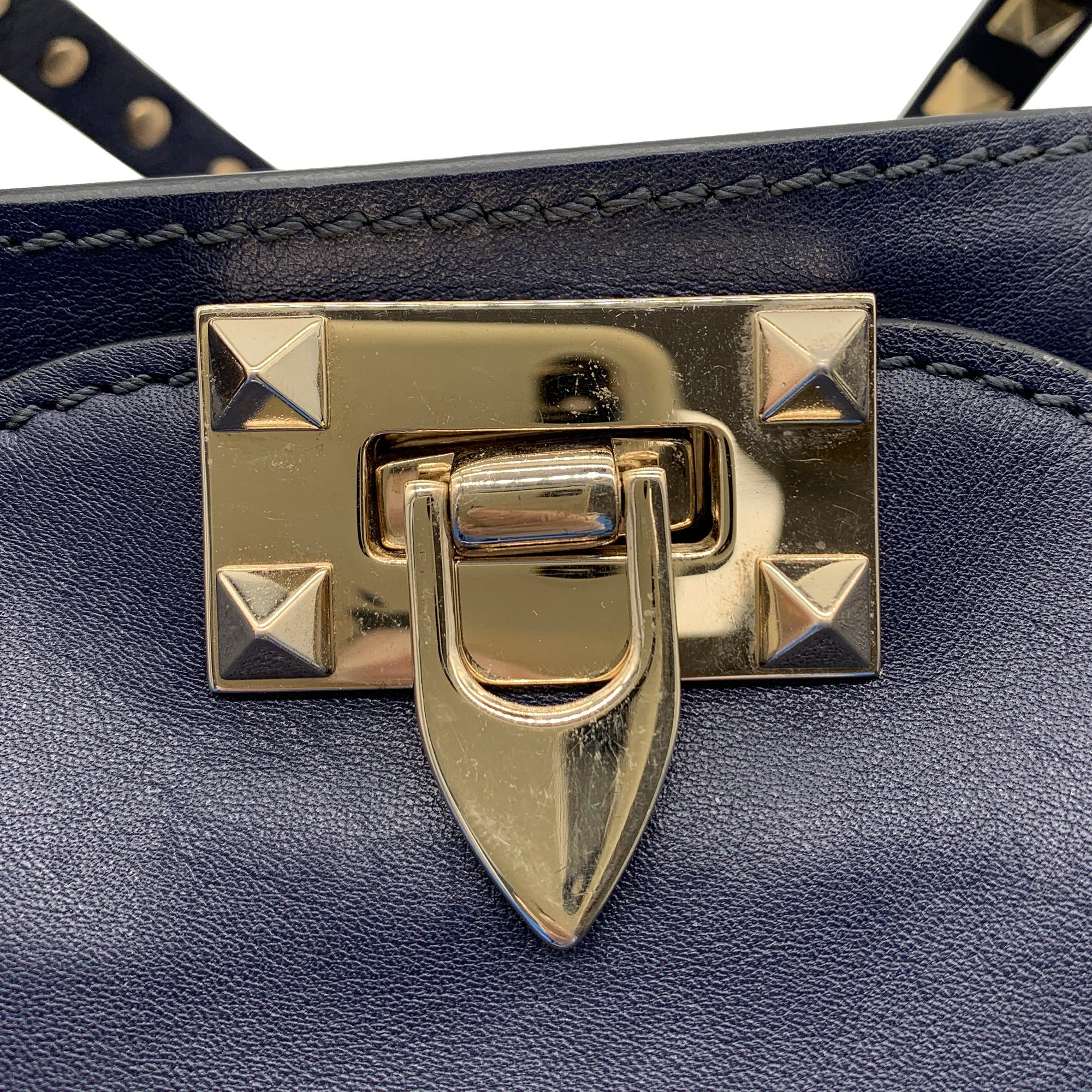 Valentino Rockstud Leather Satchel (SHG-37924)