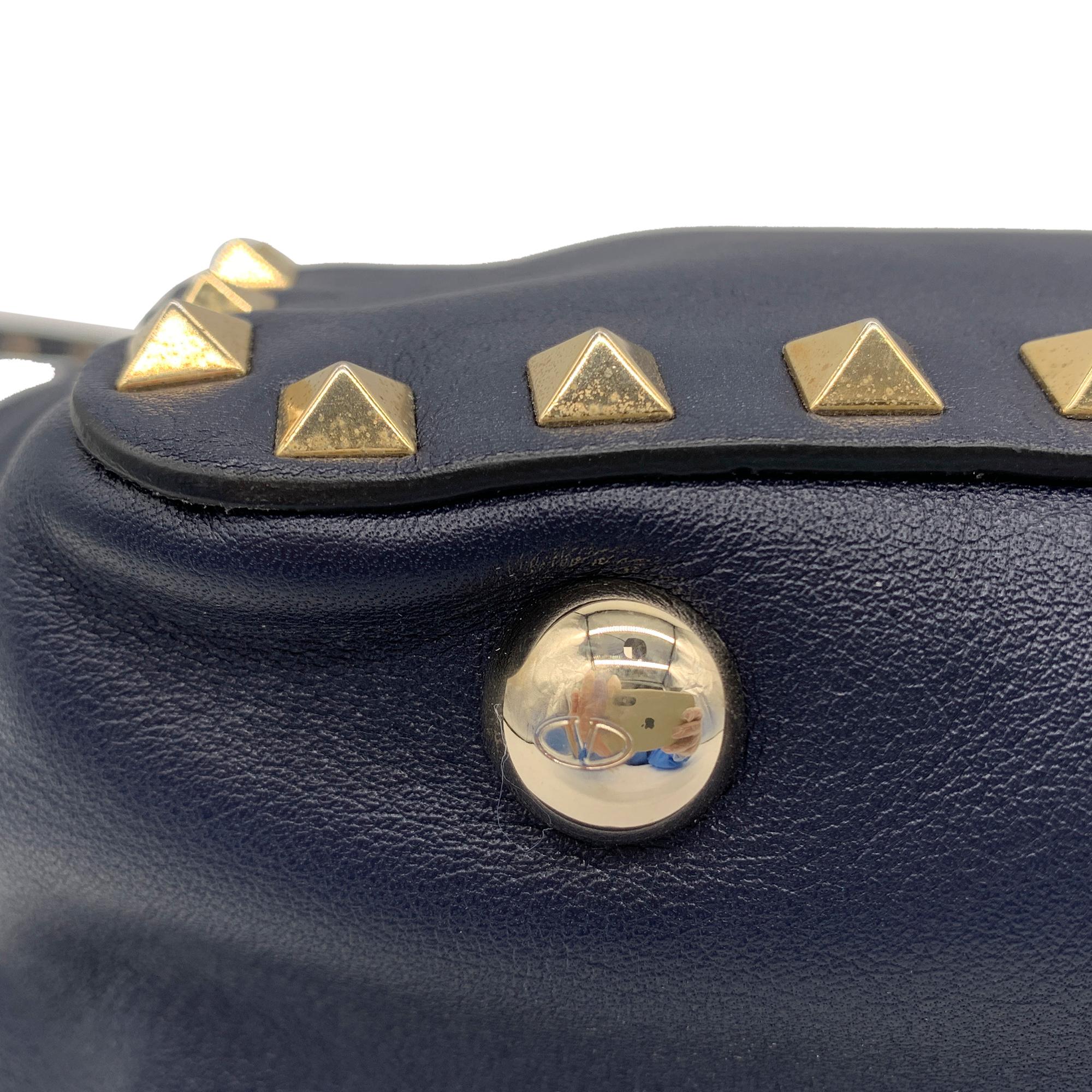 Valentino Rockstud Leather Satchel (SHG-37924)