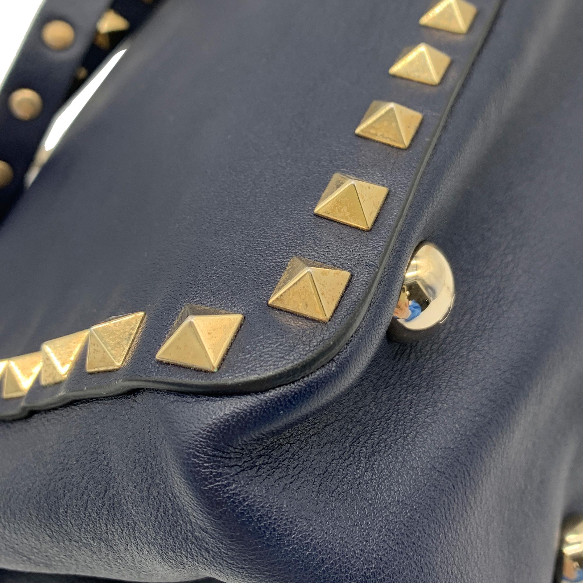 Valentino Rockstud Leather Satchel (SHG-37924)