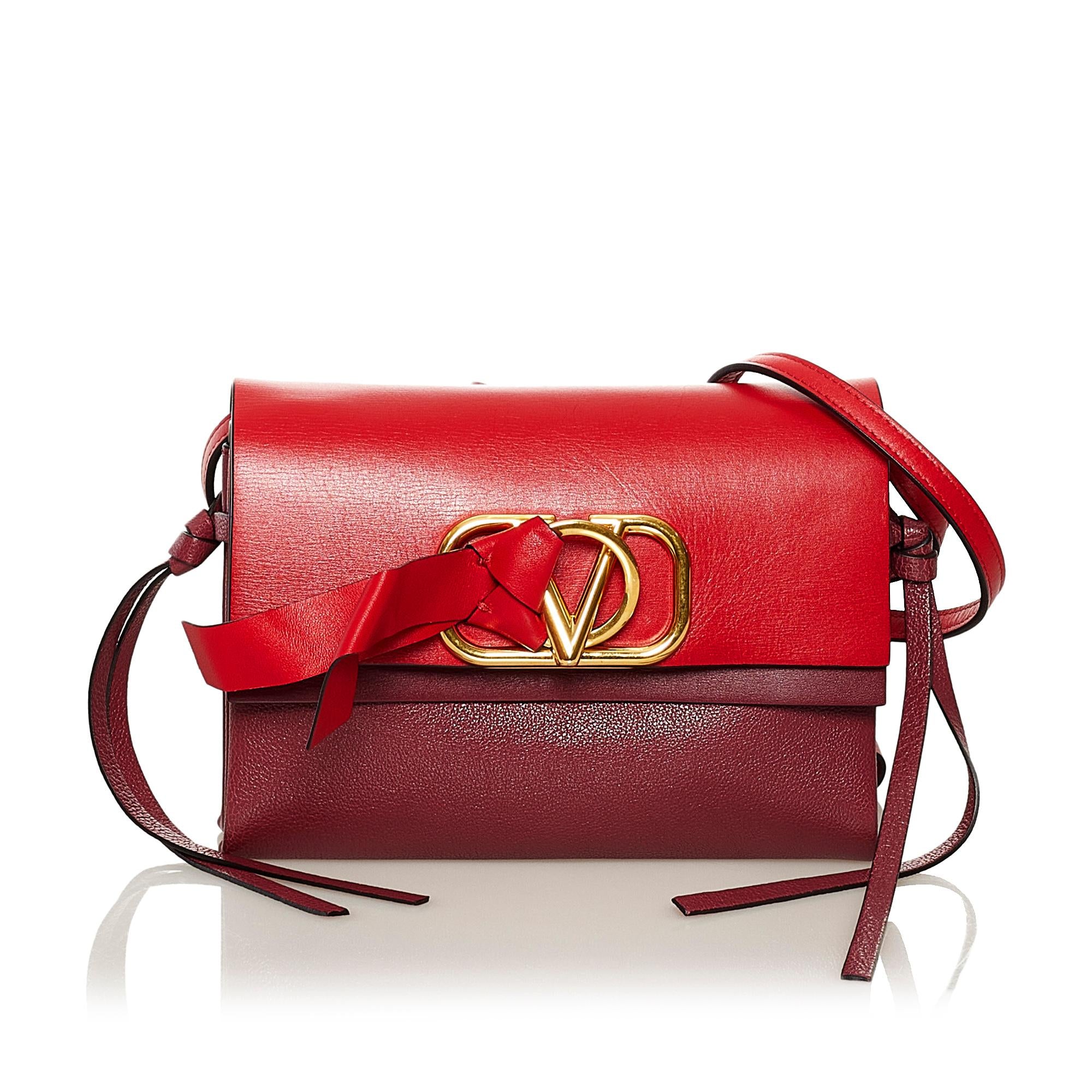 Valentino V-Ring Flap Crossbody (SHG-37345)