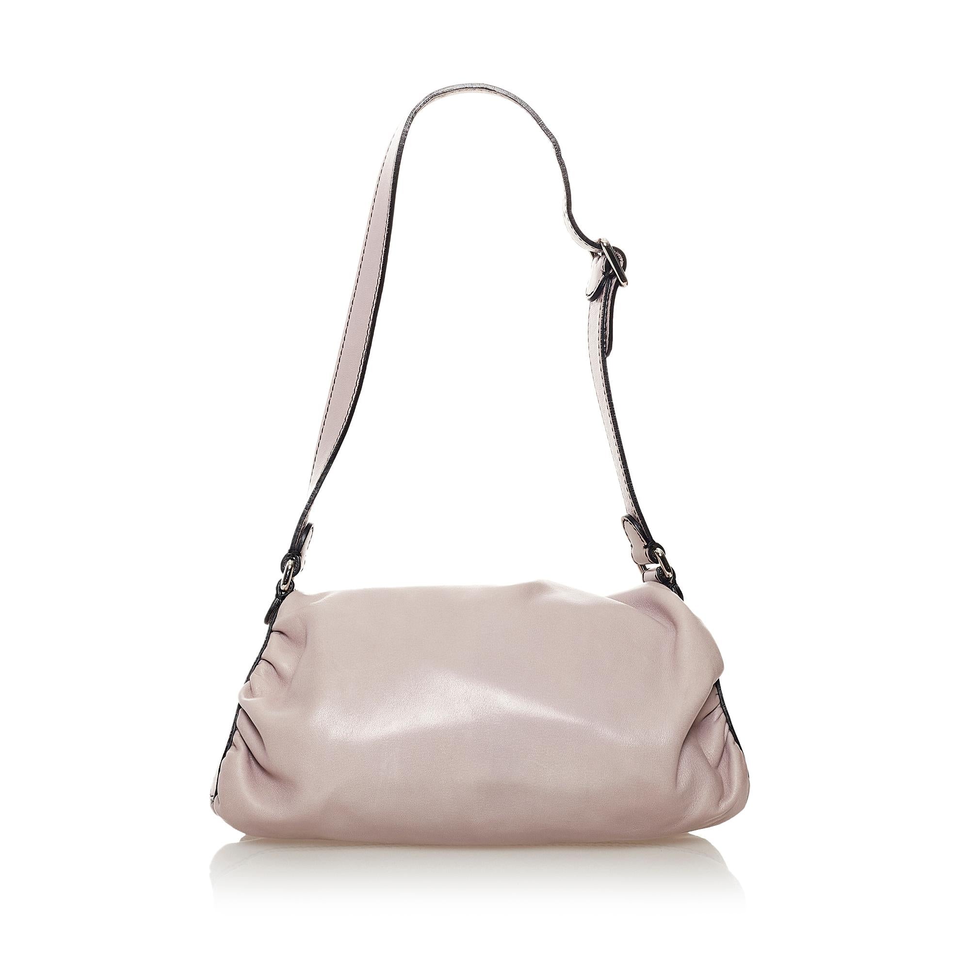 Valentino VRing Leather Shoulder Bag (SHG-32289)