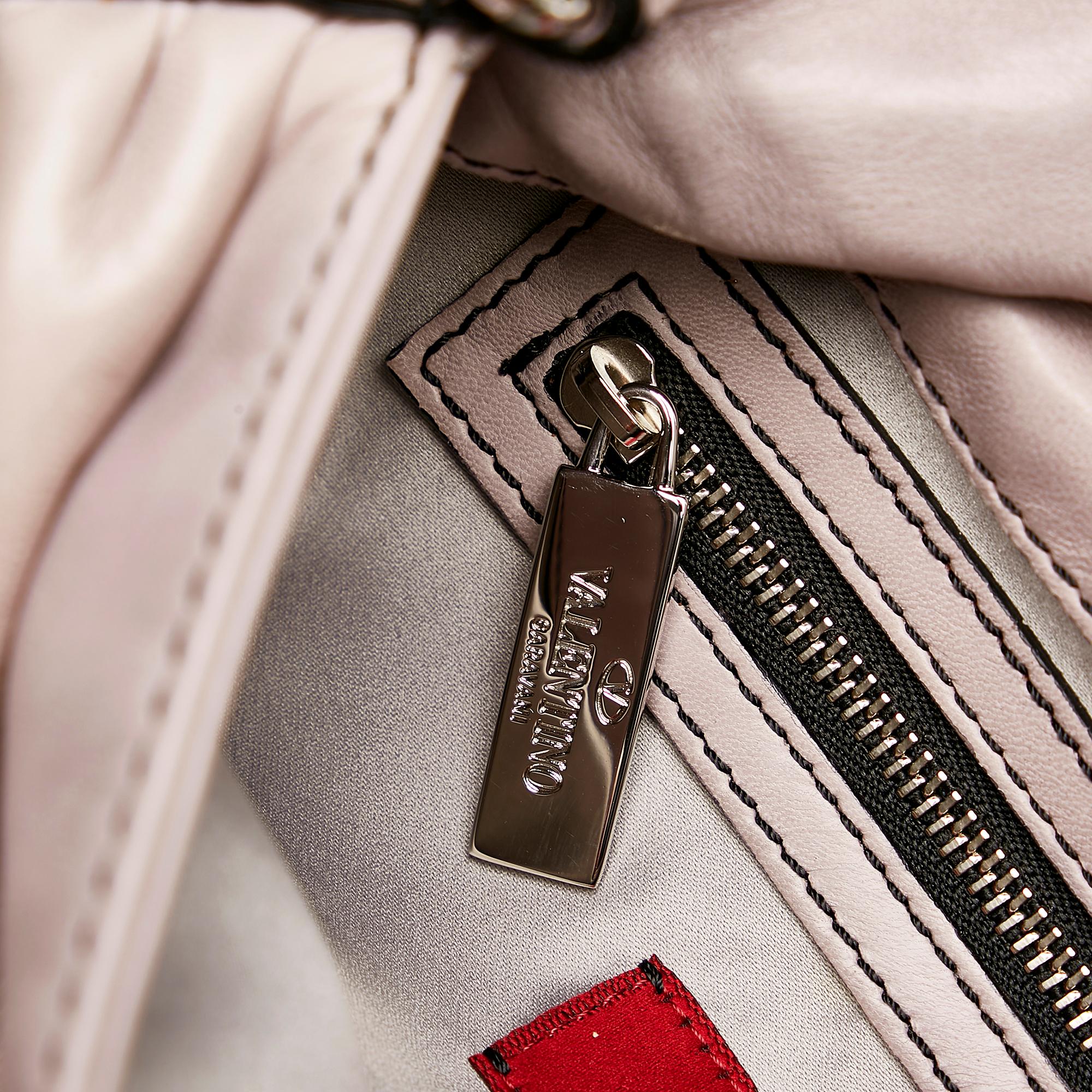 Valentino VRing Leather Shoulder Bag (SHG-32289)