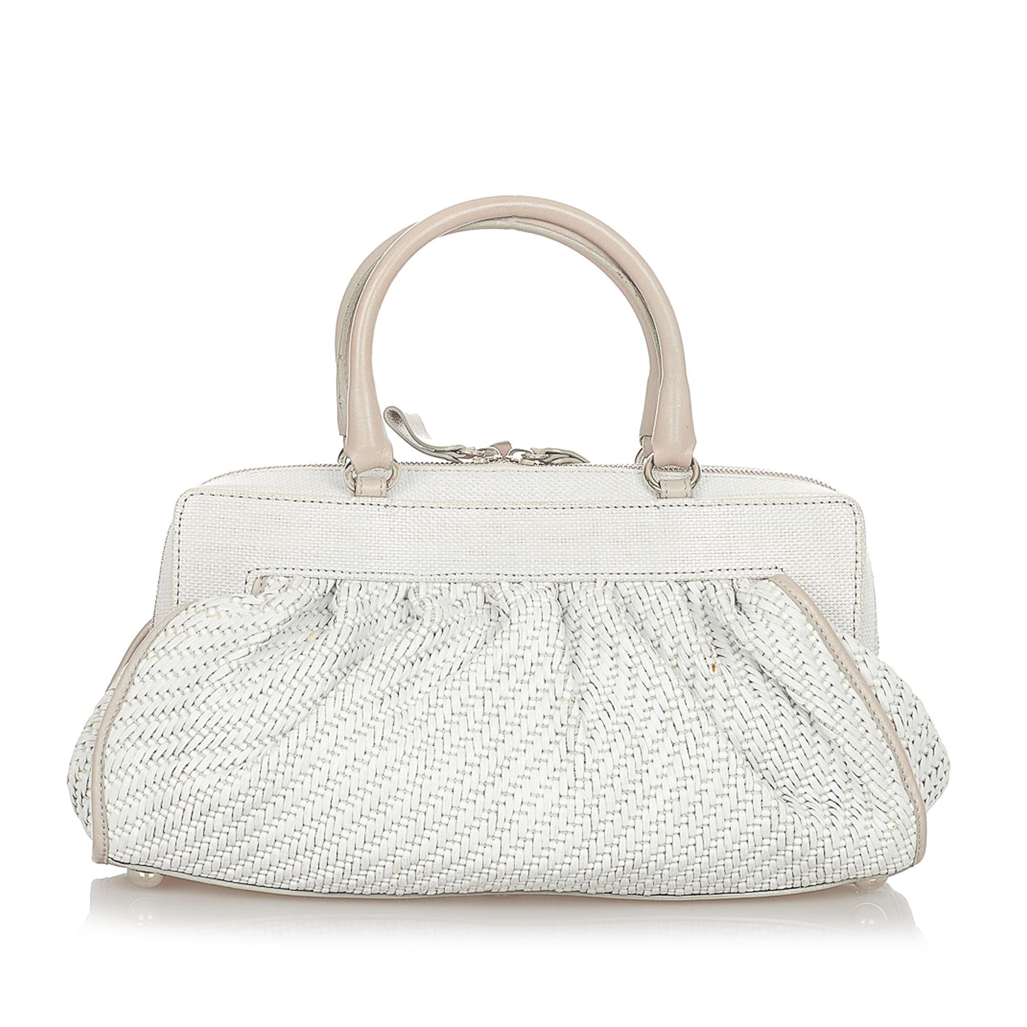 Valentino Woven Leather Handbag (SHG-23897)