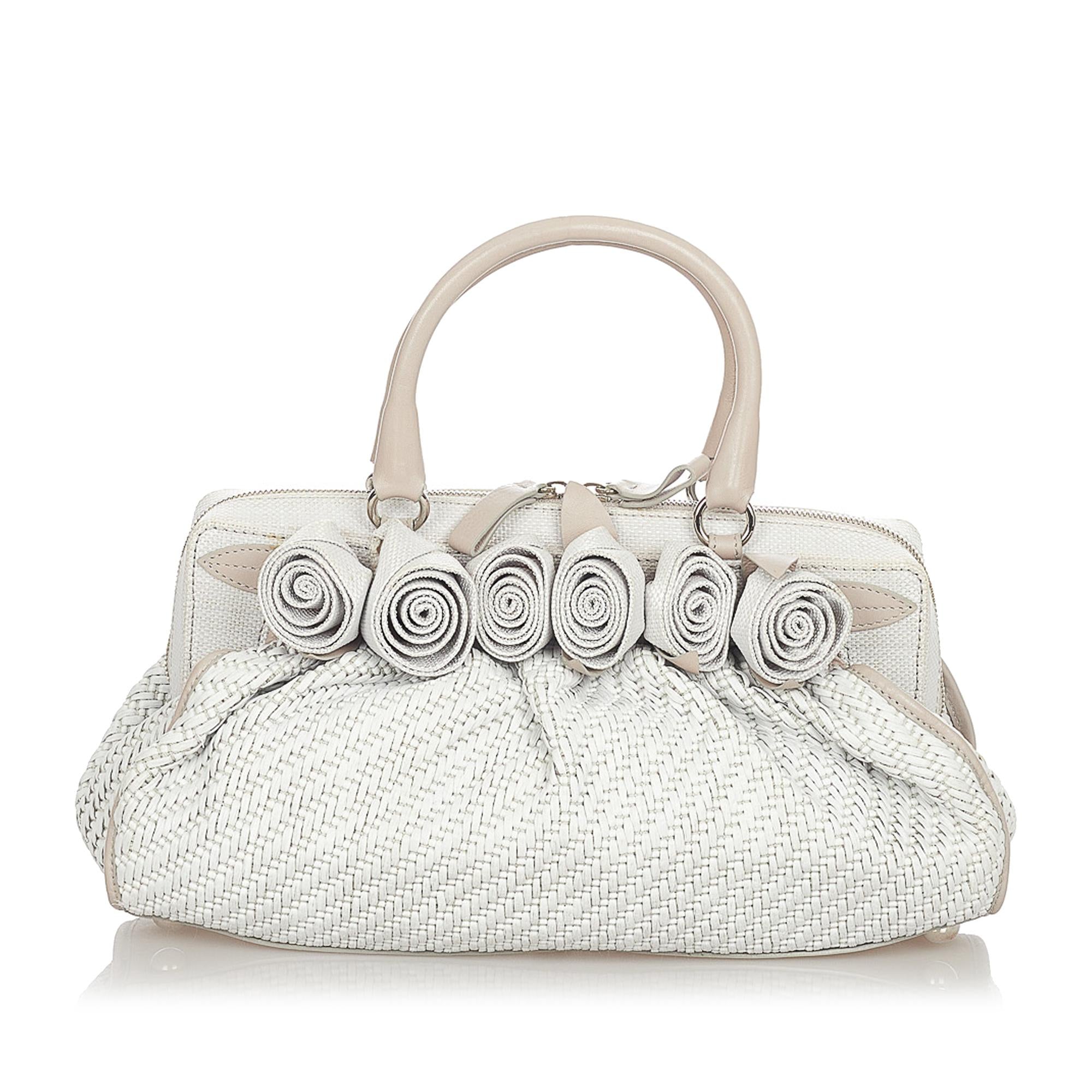 Valentino Woven Leather Handbag (SHG-23897)