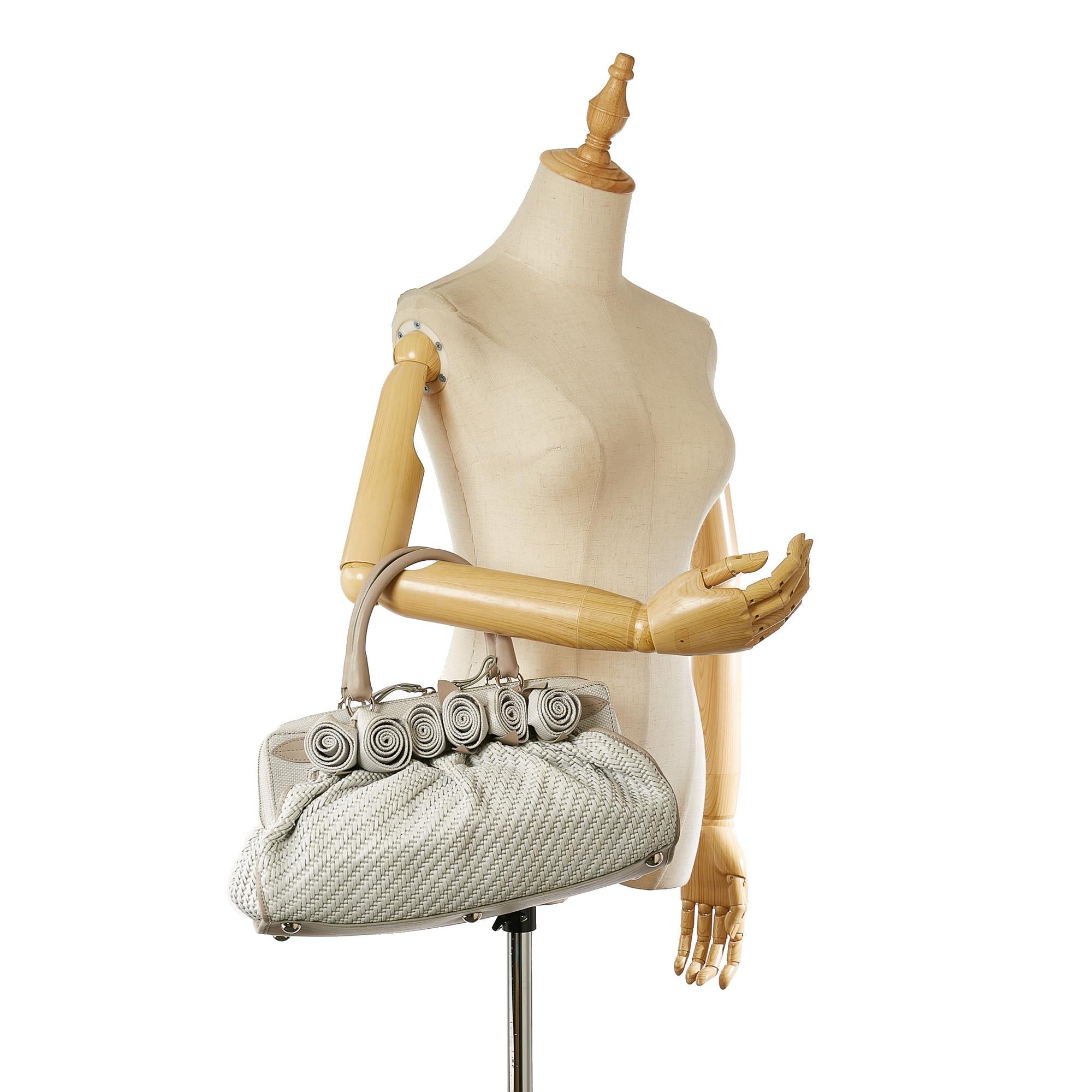 Valentino Woven Leather Handbag (SHG-23897)