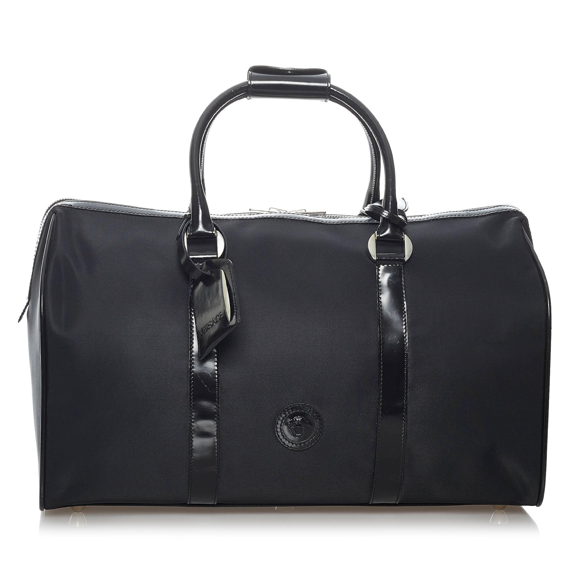 Versace Leather Boston Bag (SHG-29492)