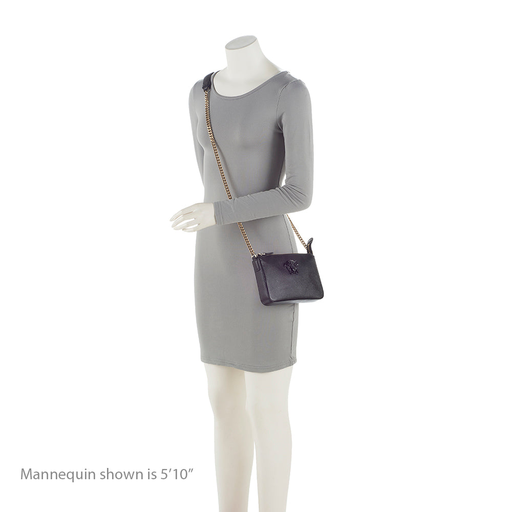 Versace Leather La Medusa Crossbody Bag (SHF-22039)