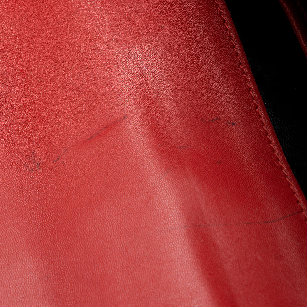 Versace Quilted Patent Leather Shoulder Bag (SHF-18276)