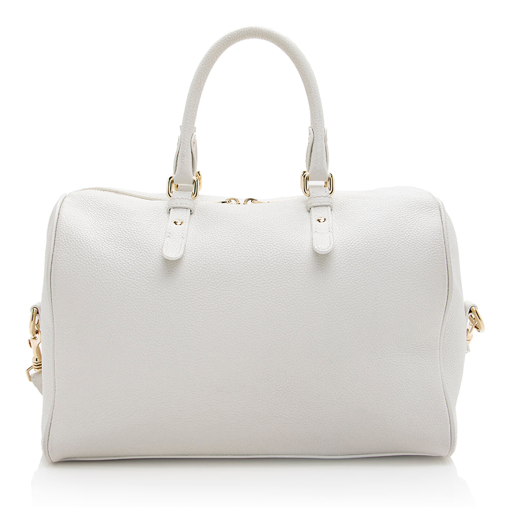 Versace Saffiano Calfskin Palazzo Duffle Bag (SHF-19291)
