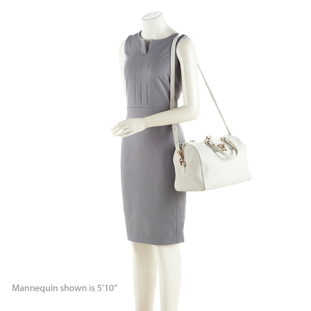 Versace Saffiano Calfskin Palazzo Duffle Bag (SHF-19291)