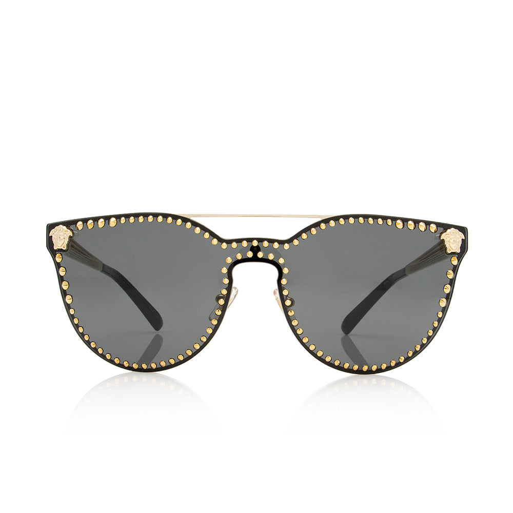 Studded Black Versace Cat-Eye Sunglasses Versace Black MOD 4269 Studded Cat Eye Sunglasses Versace  main image 2
