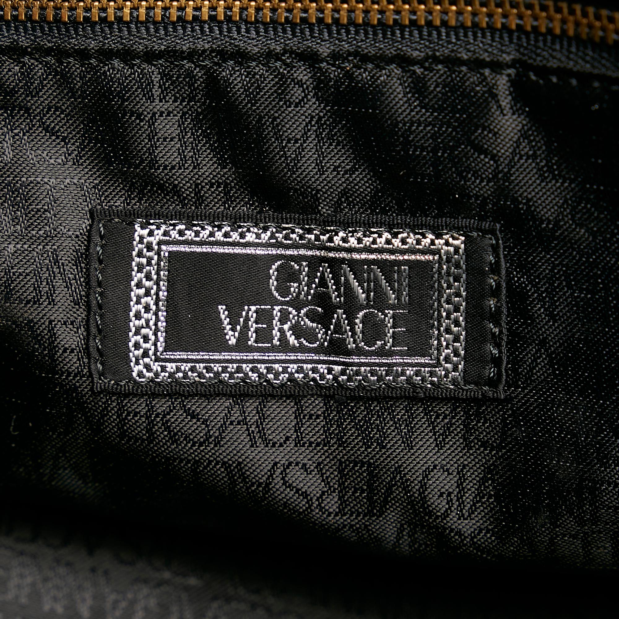 Versace Sunburst Leather Handbag (SHG-27911)