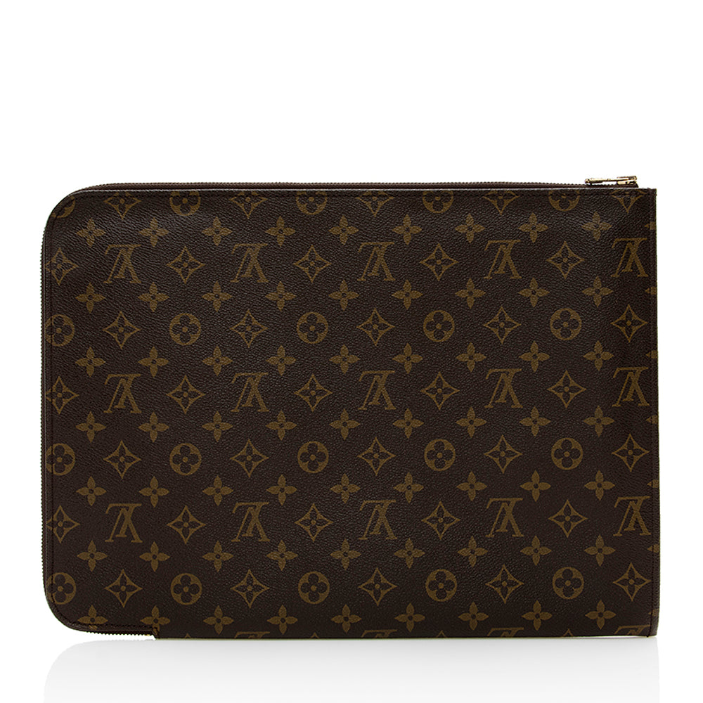 Louis Vuitton Vintage Monogram Canvas Poche Documents Portfolio - FINAL SALE (SHF-16180)